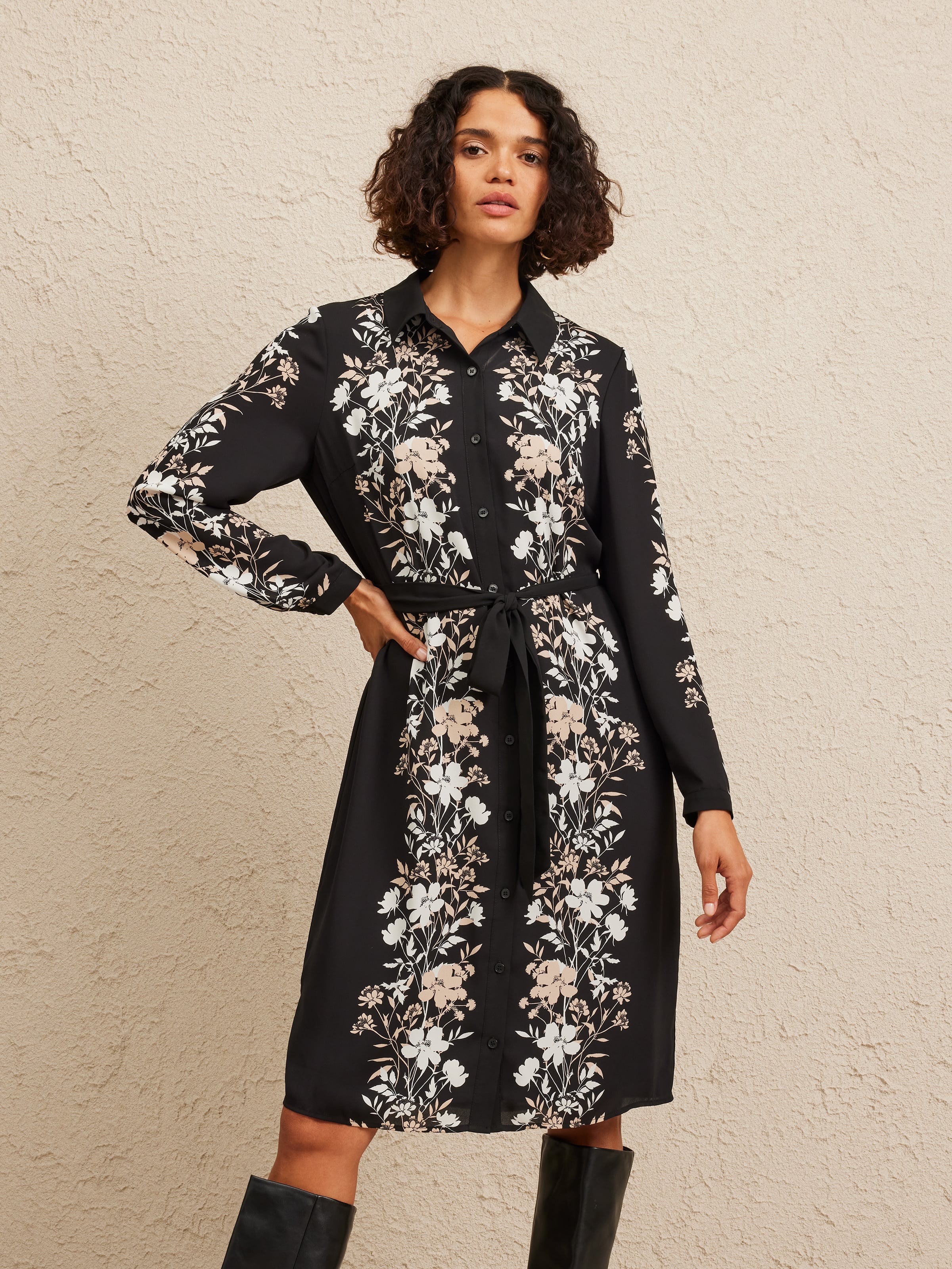 Tracey Collared Shirt Dress