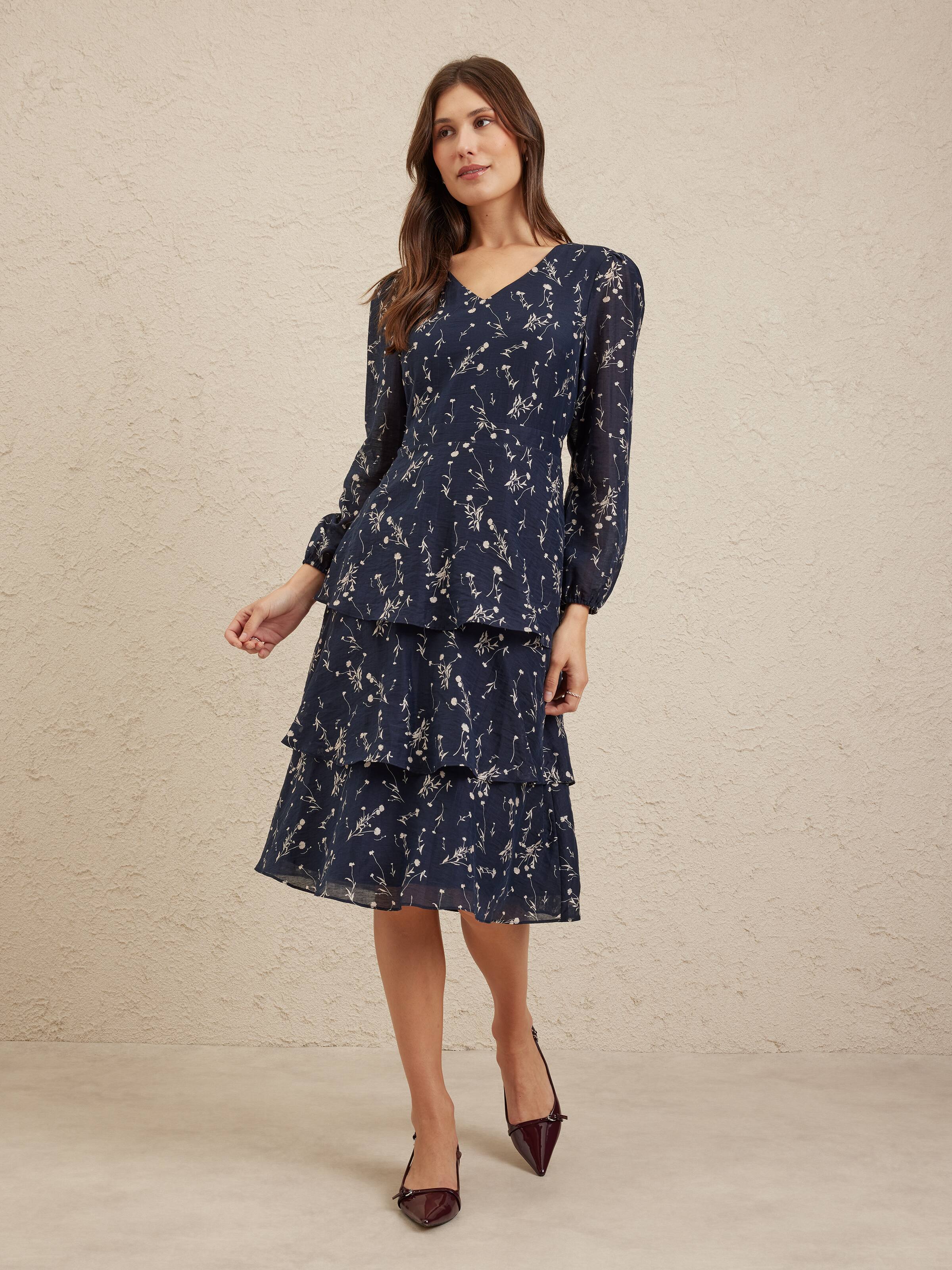 Teresa Tiered Midi Dress