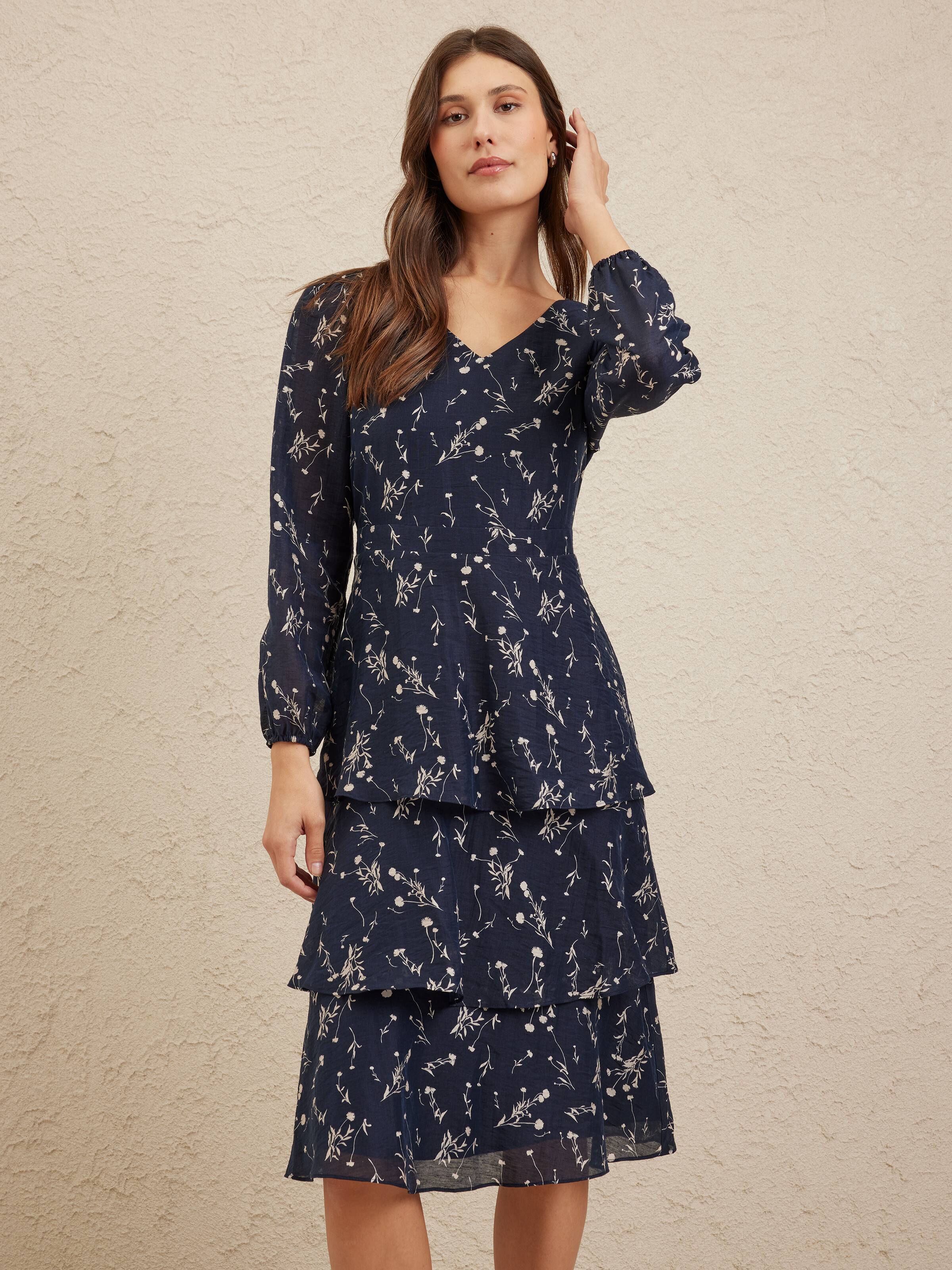 Teresa Tiered Midi Dress