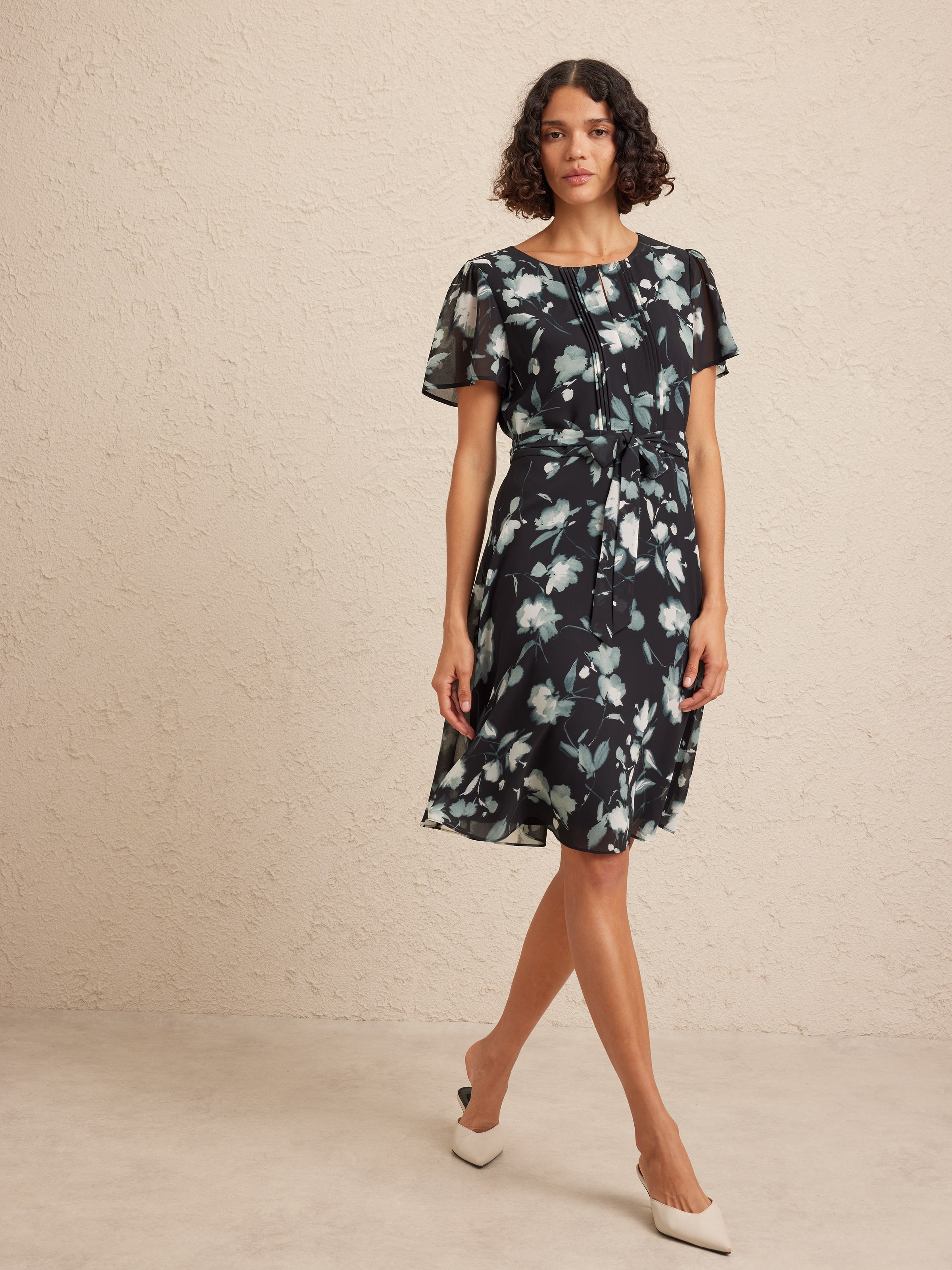 Leigh Pintuck Dress