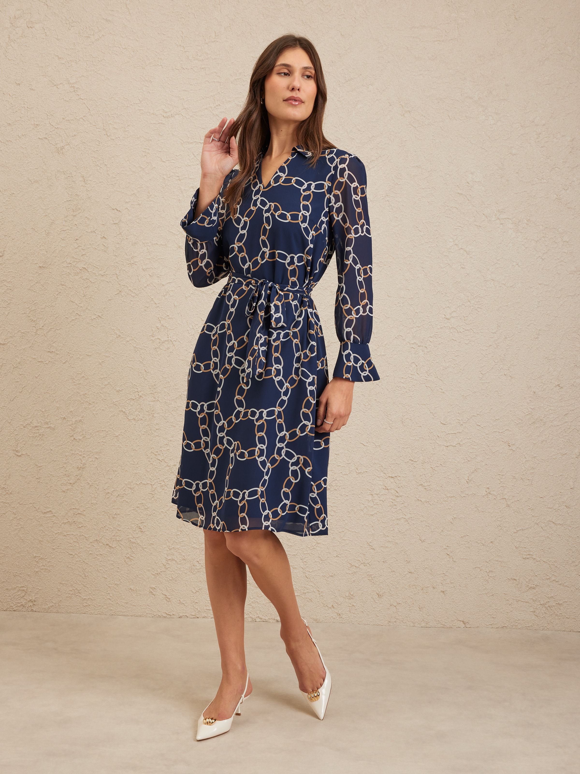 Betty Belted Midi Dress