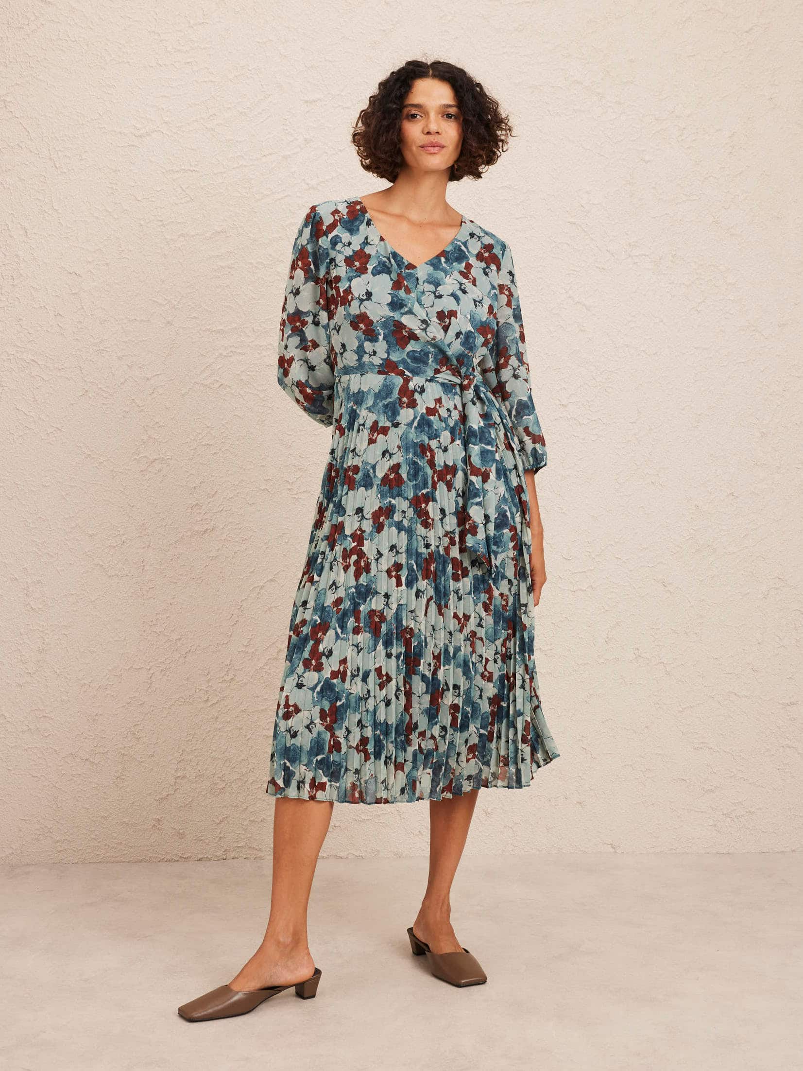 Analise Pleated Dress