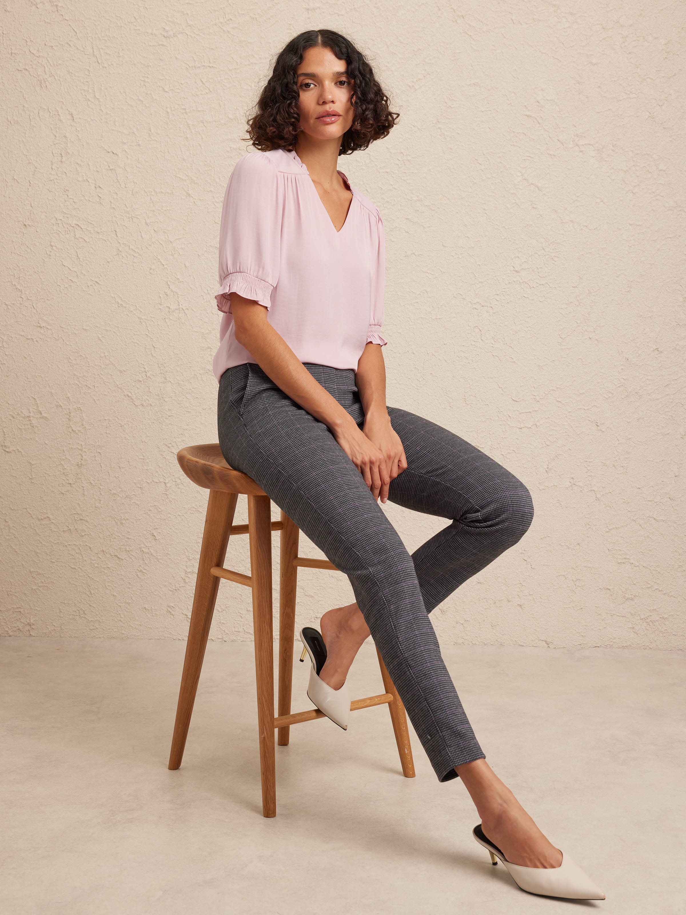 Ponte Slim Leg Pant