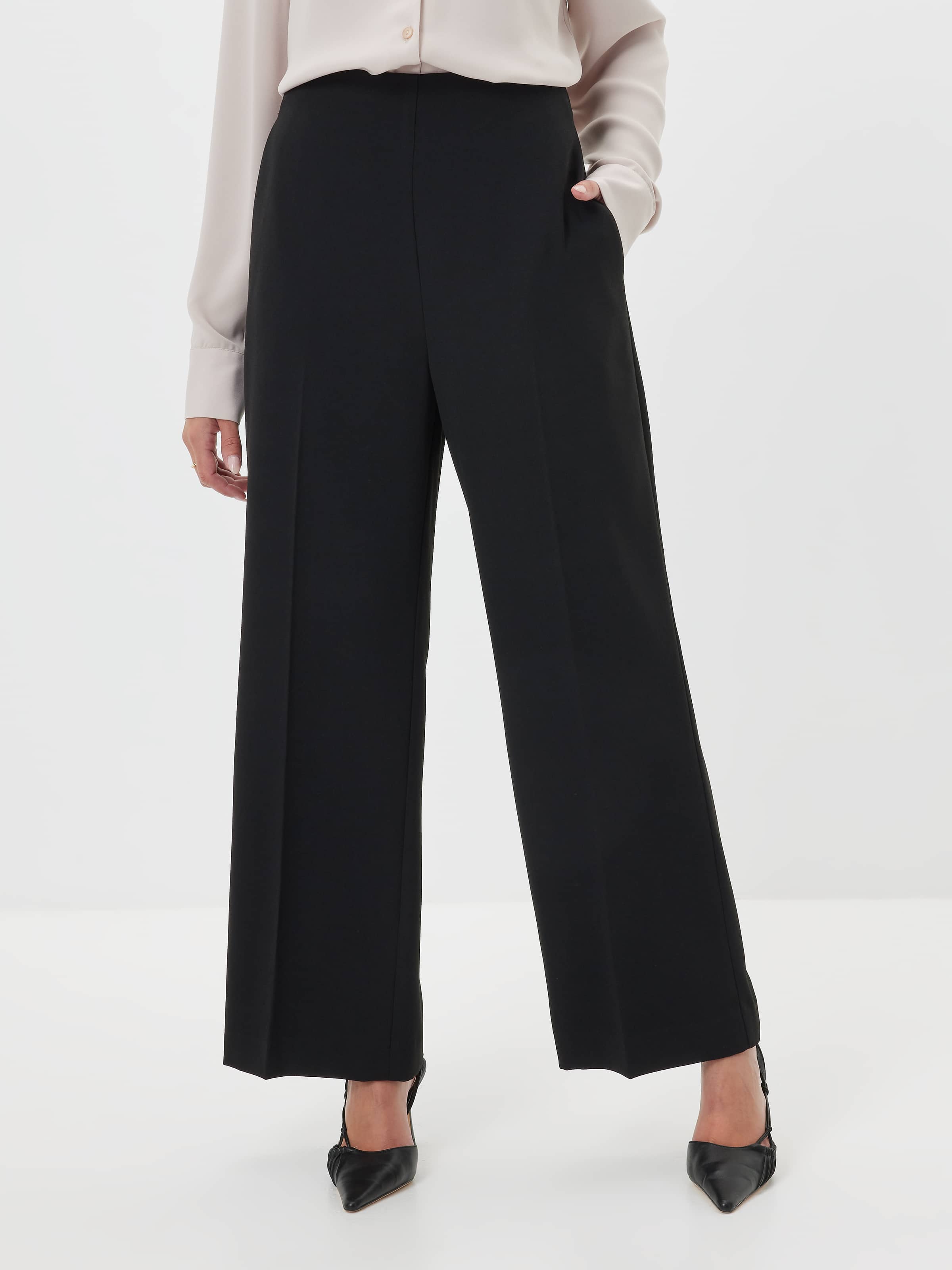 High Rise Petite Crepe Pant