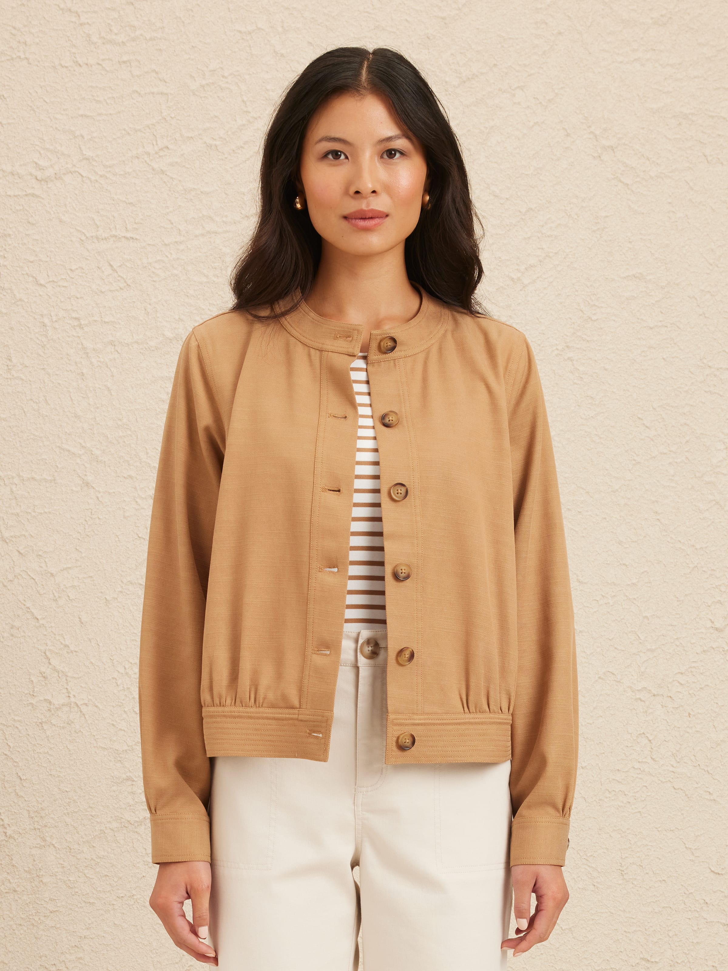 Cotton Tencel Casual Jacket