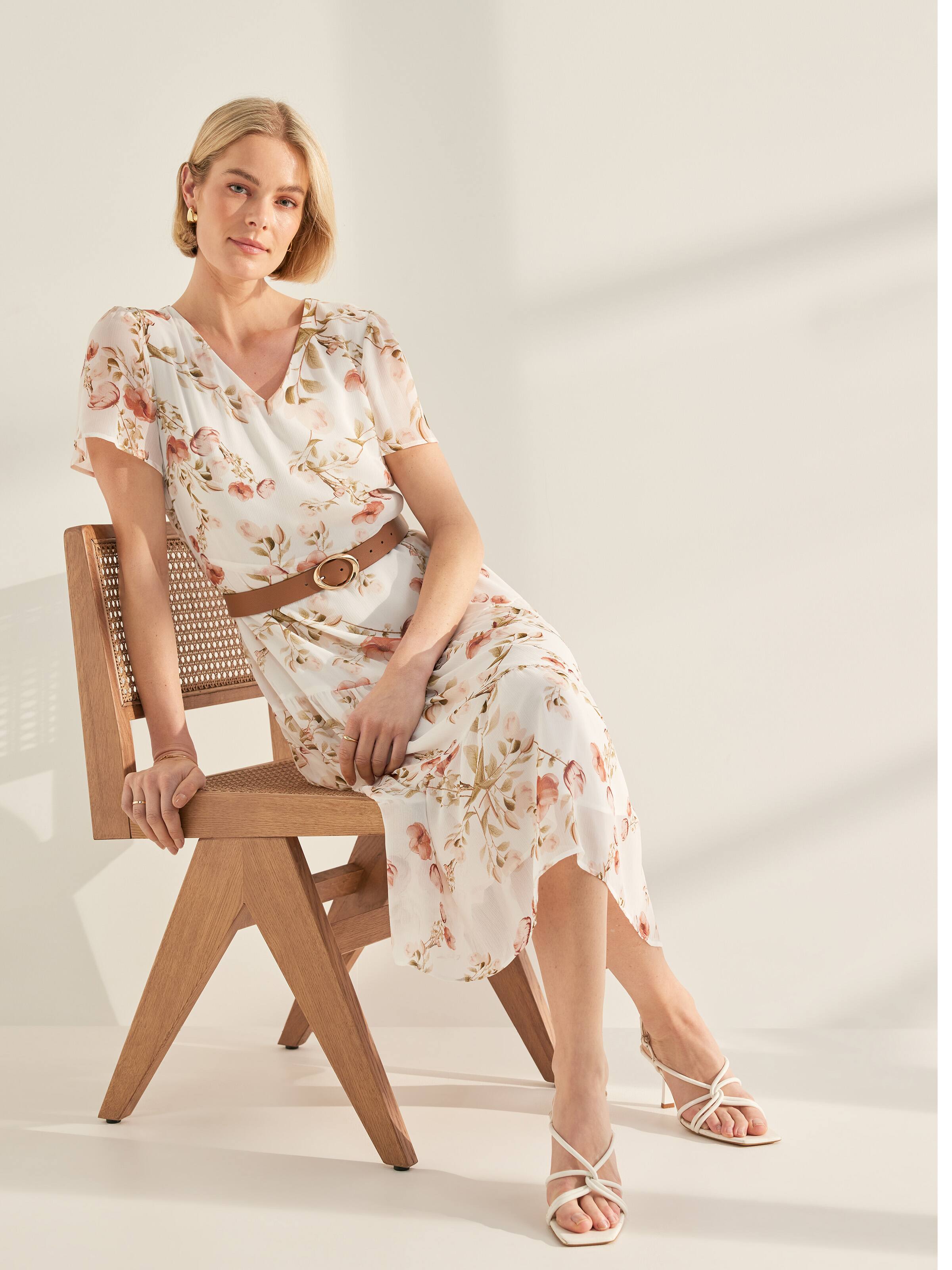 Molly Tiered Midi Dress