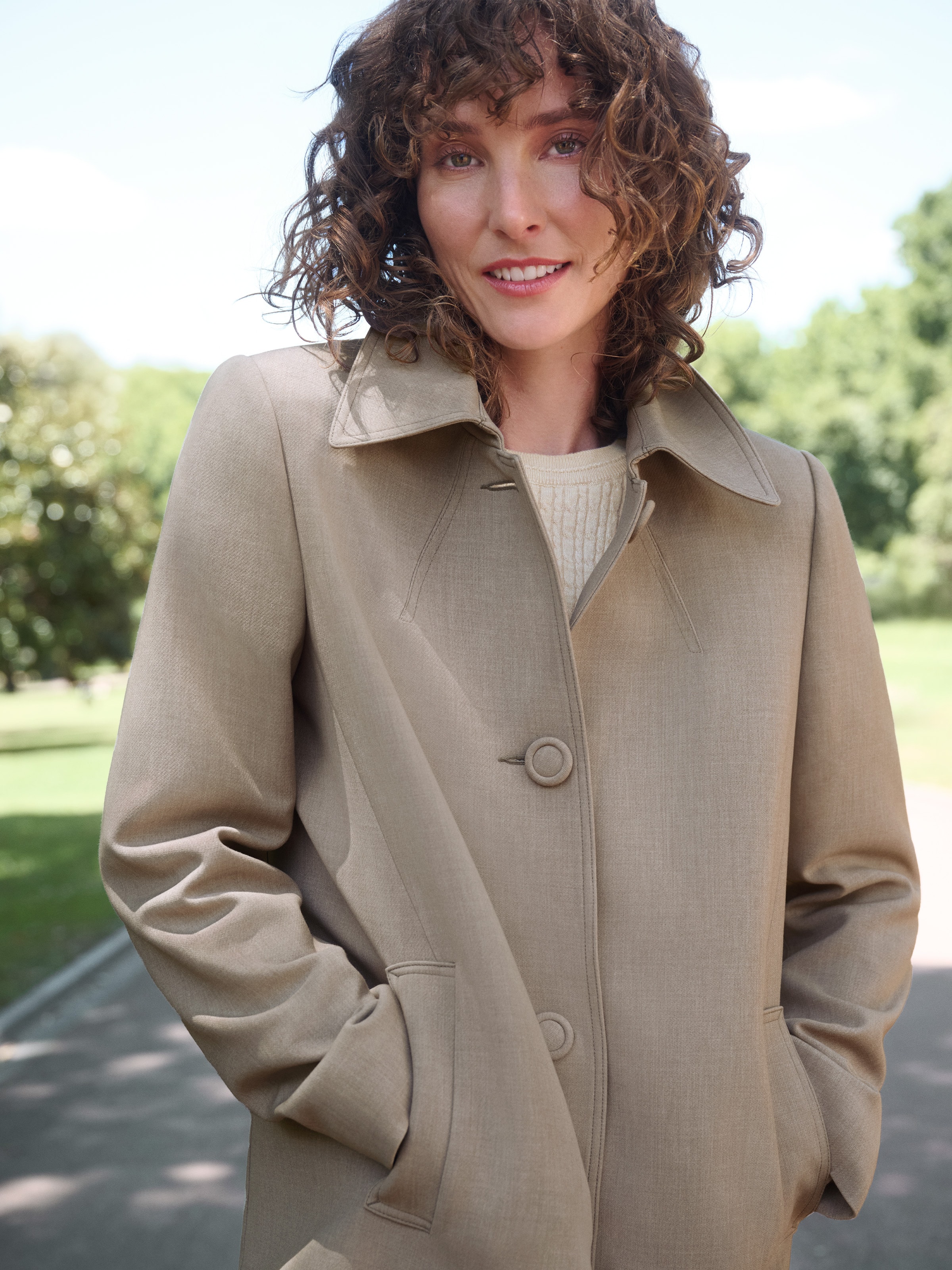 Audrey Double Cloth Coat