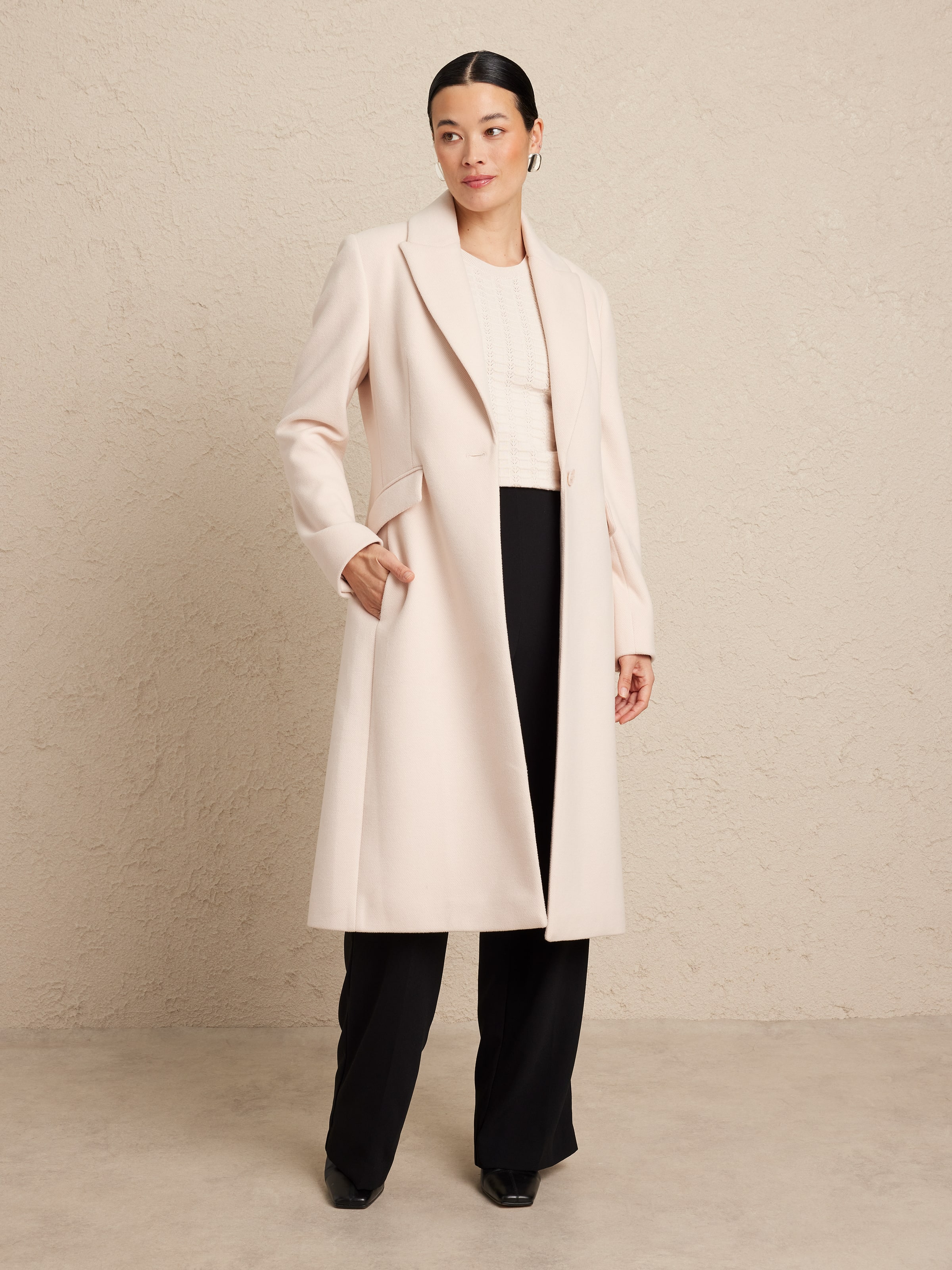 One Button Long Cromby