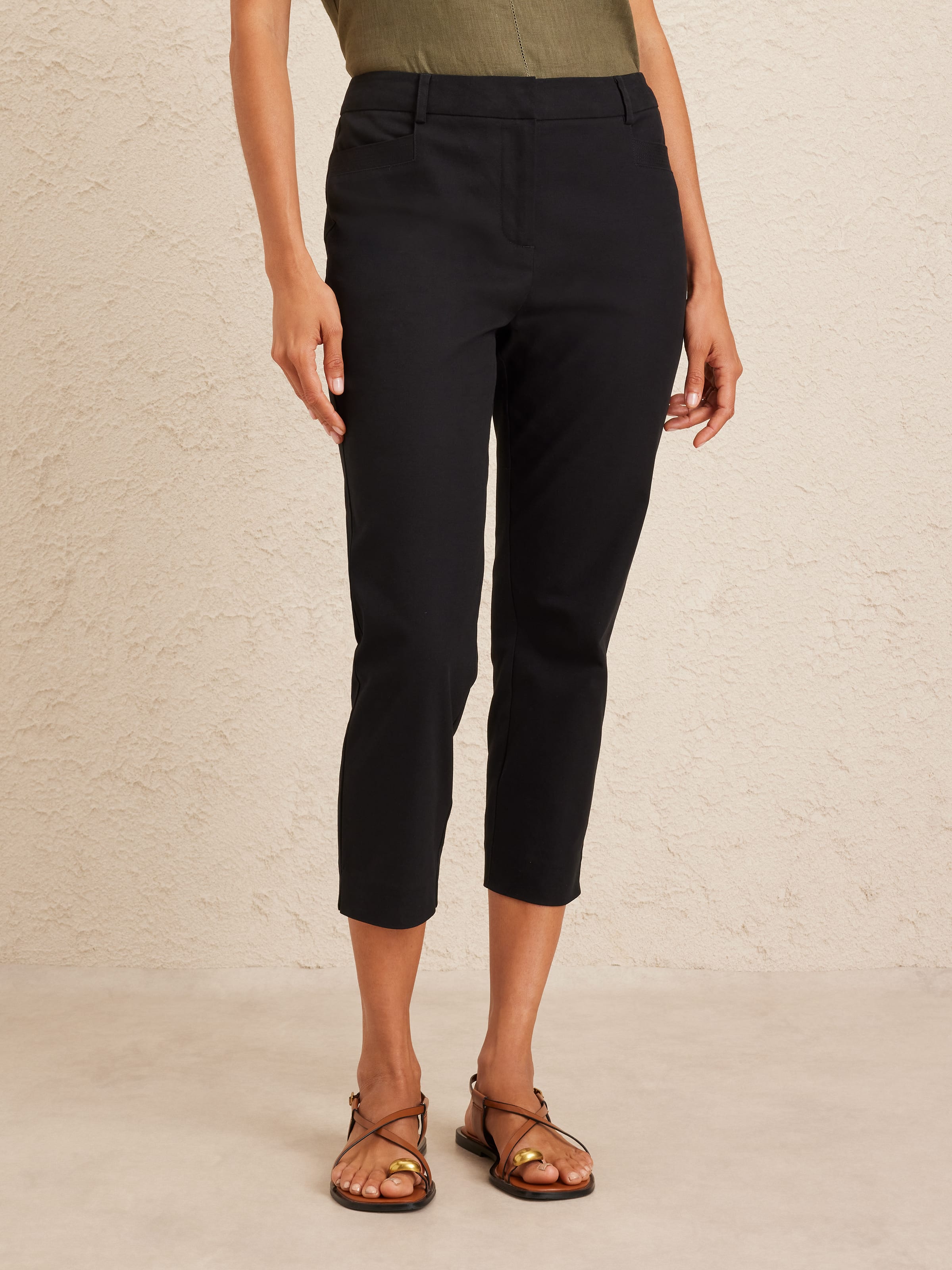 Oxford Capri Pant