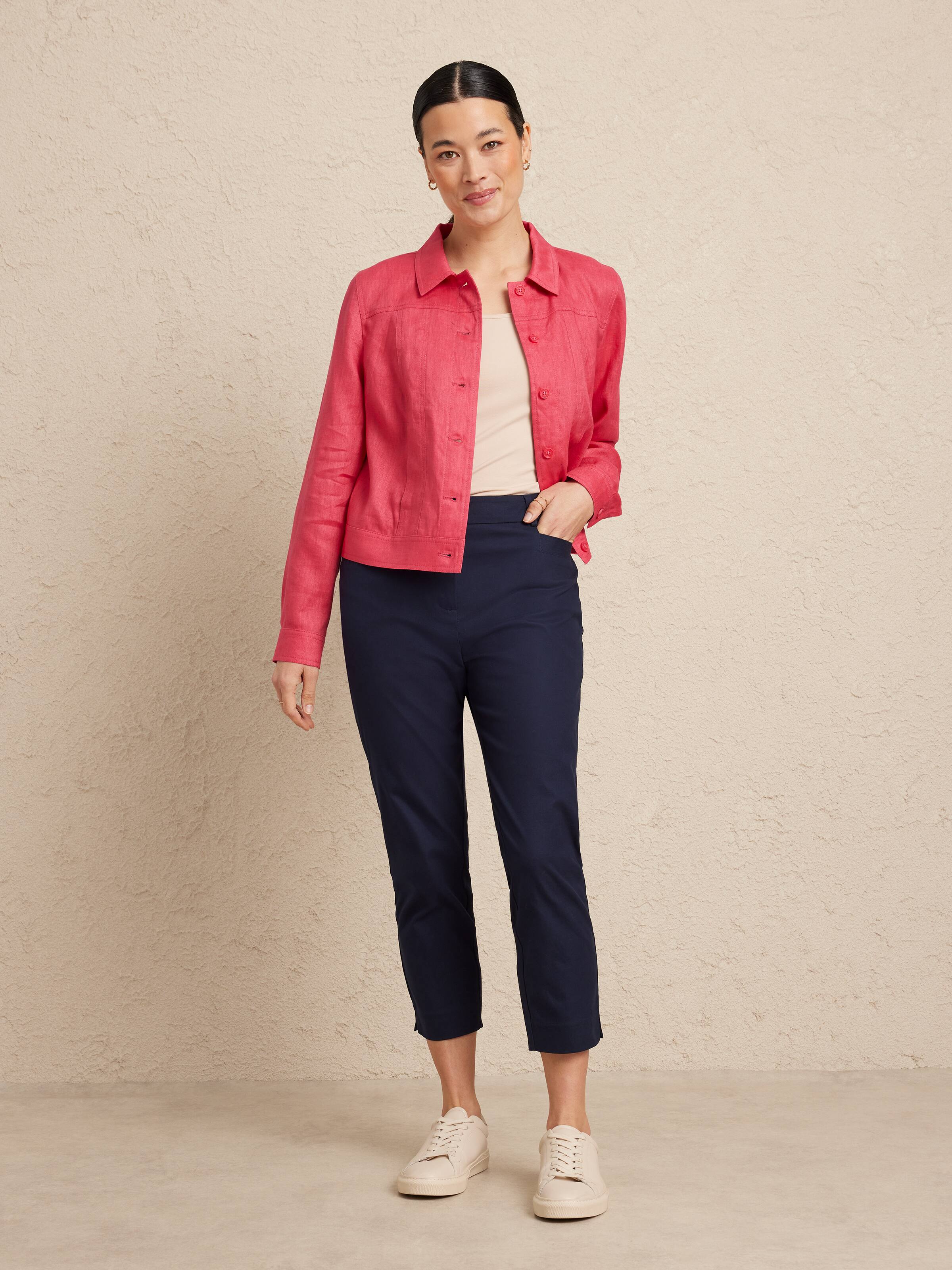 Oxford Capri Pant