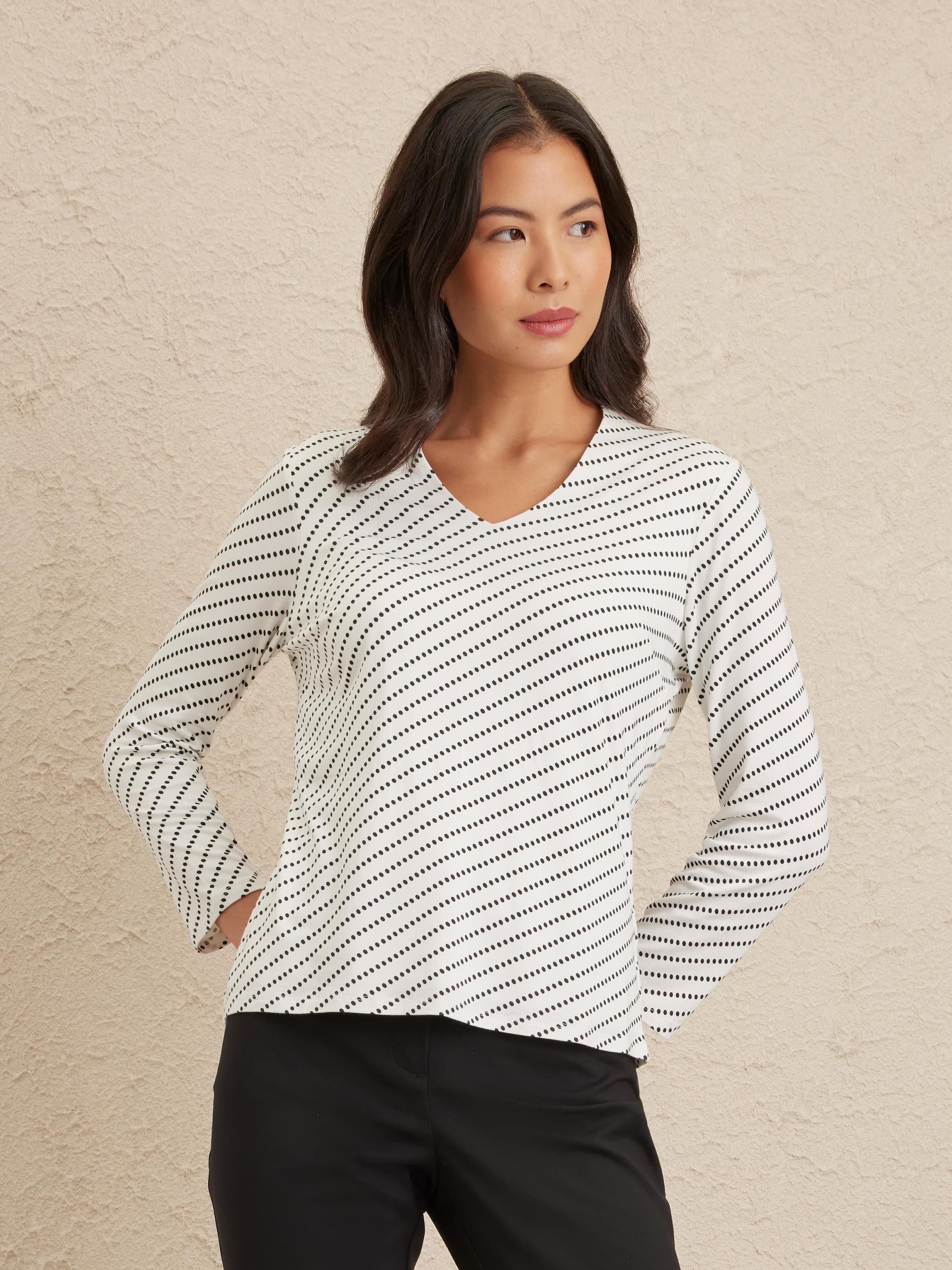 Jenna 3/4 Sleeve Tee