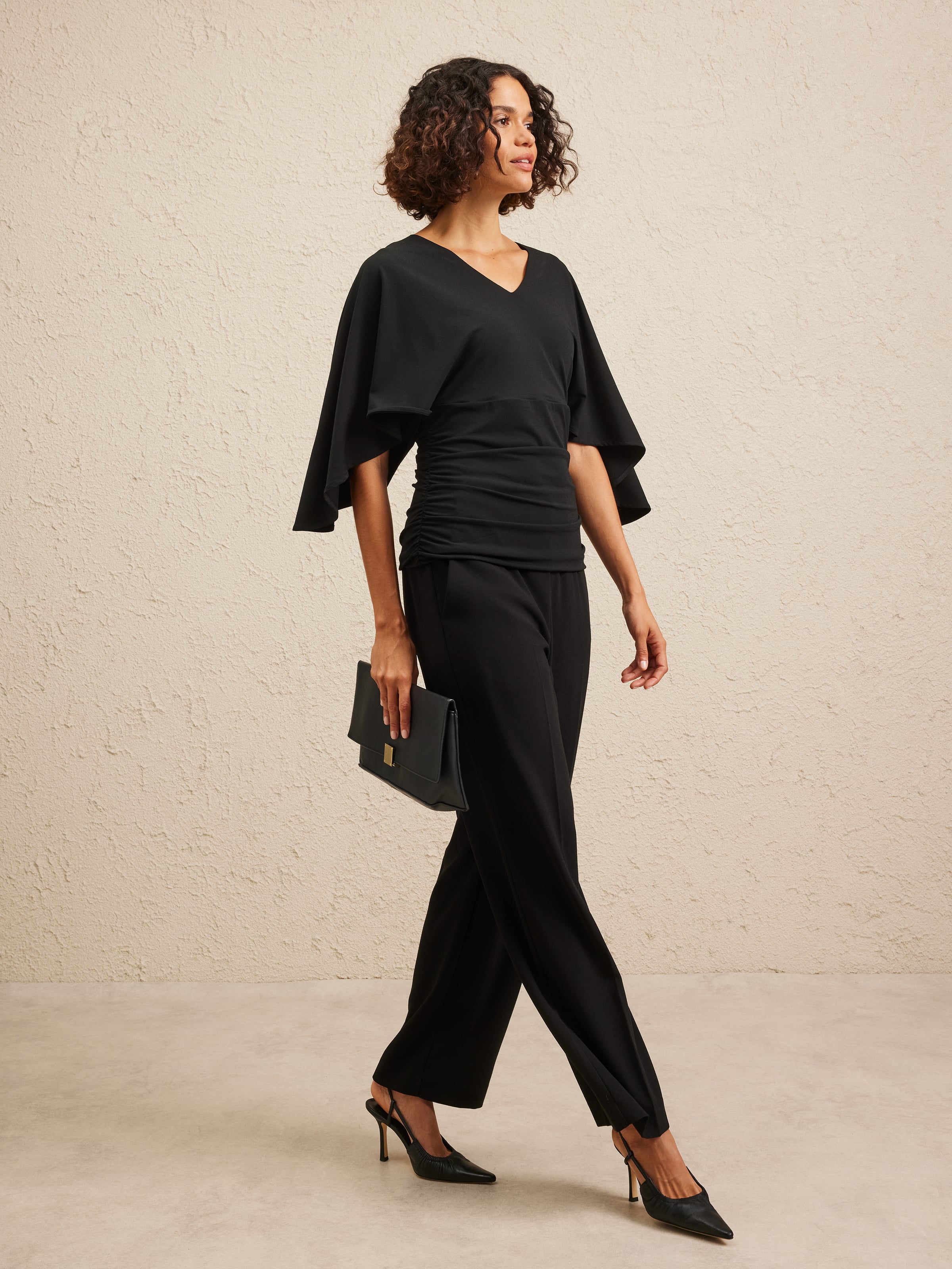 Lydia Textured Jersey Top