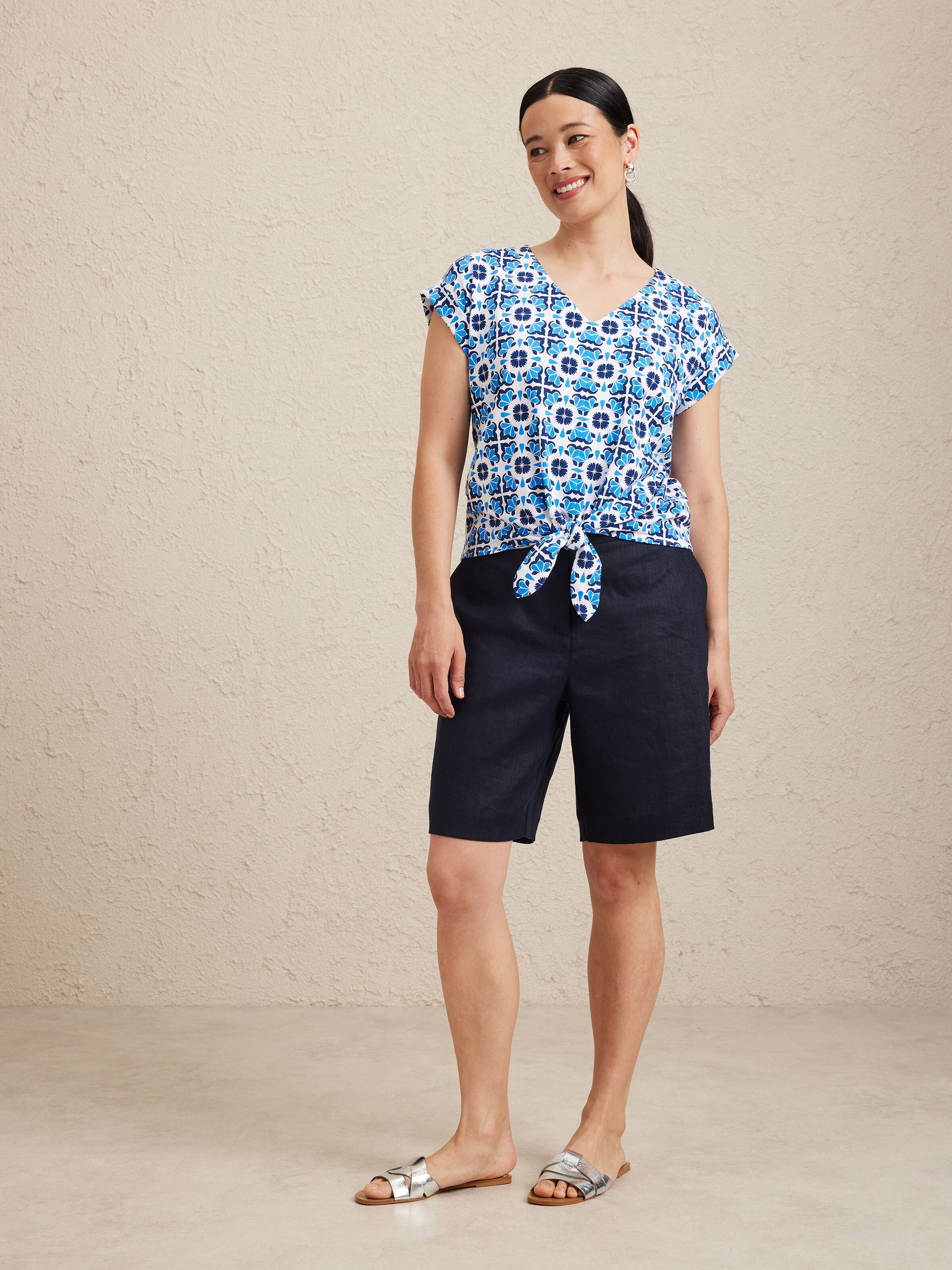 Tie Front Tee