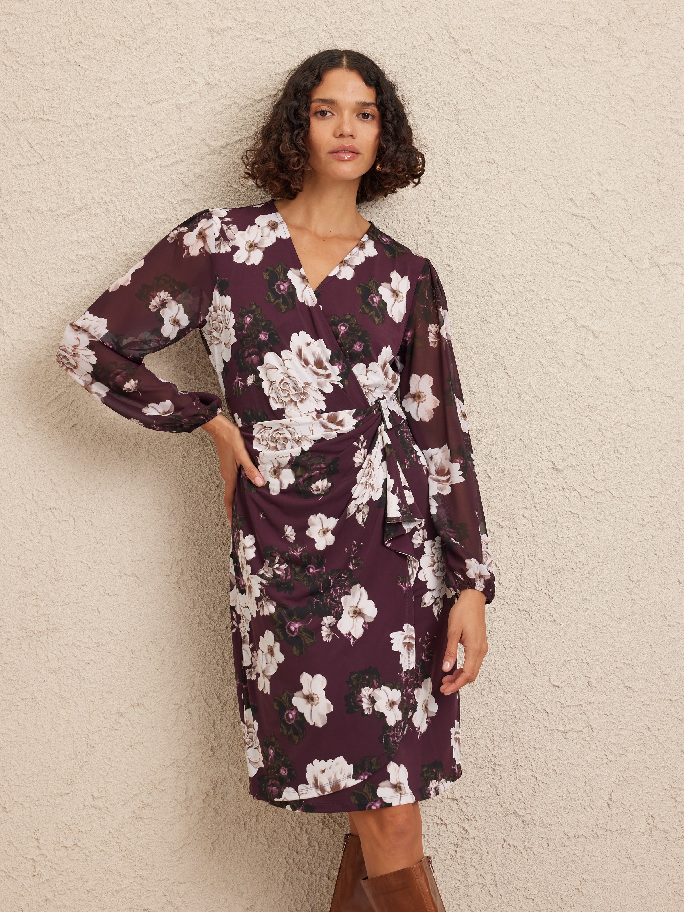 Chiffon Sleeve Venus Dress