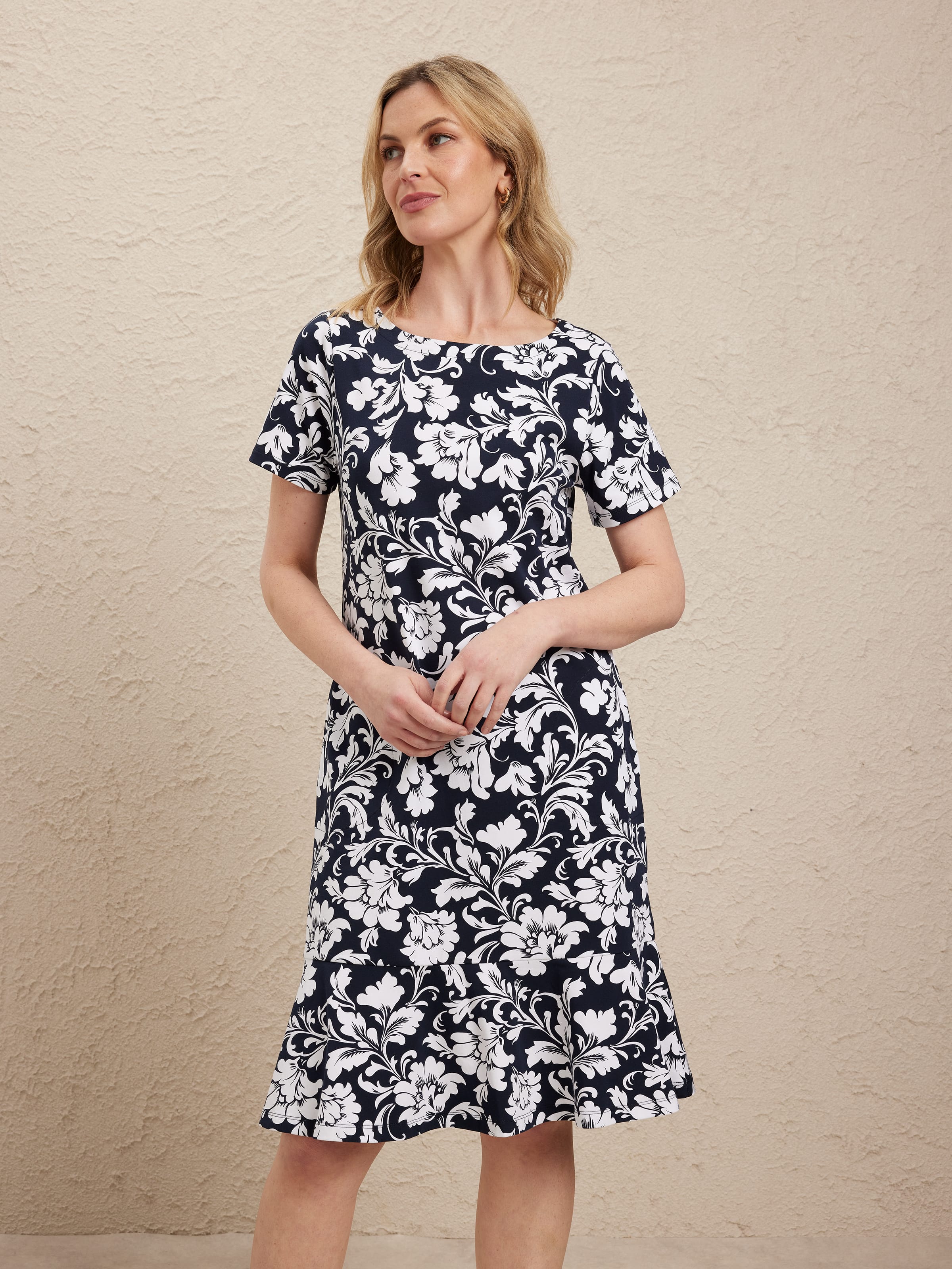 Trixie Frill Hem Tee Dress