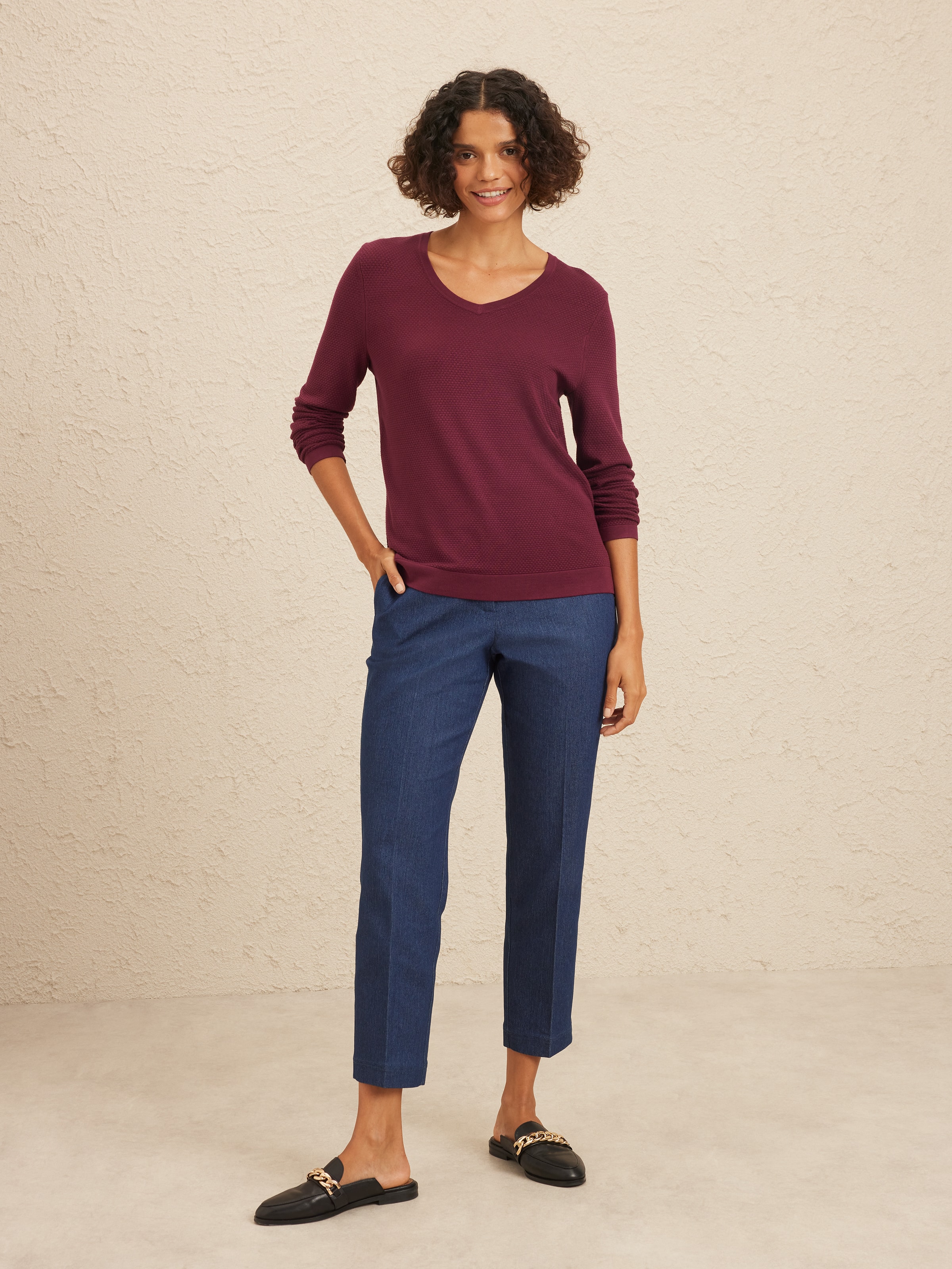 Verity Waffle Jumper