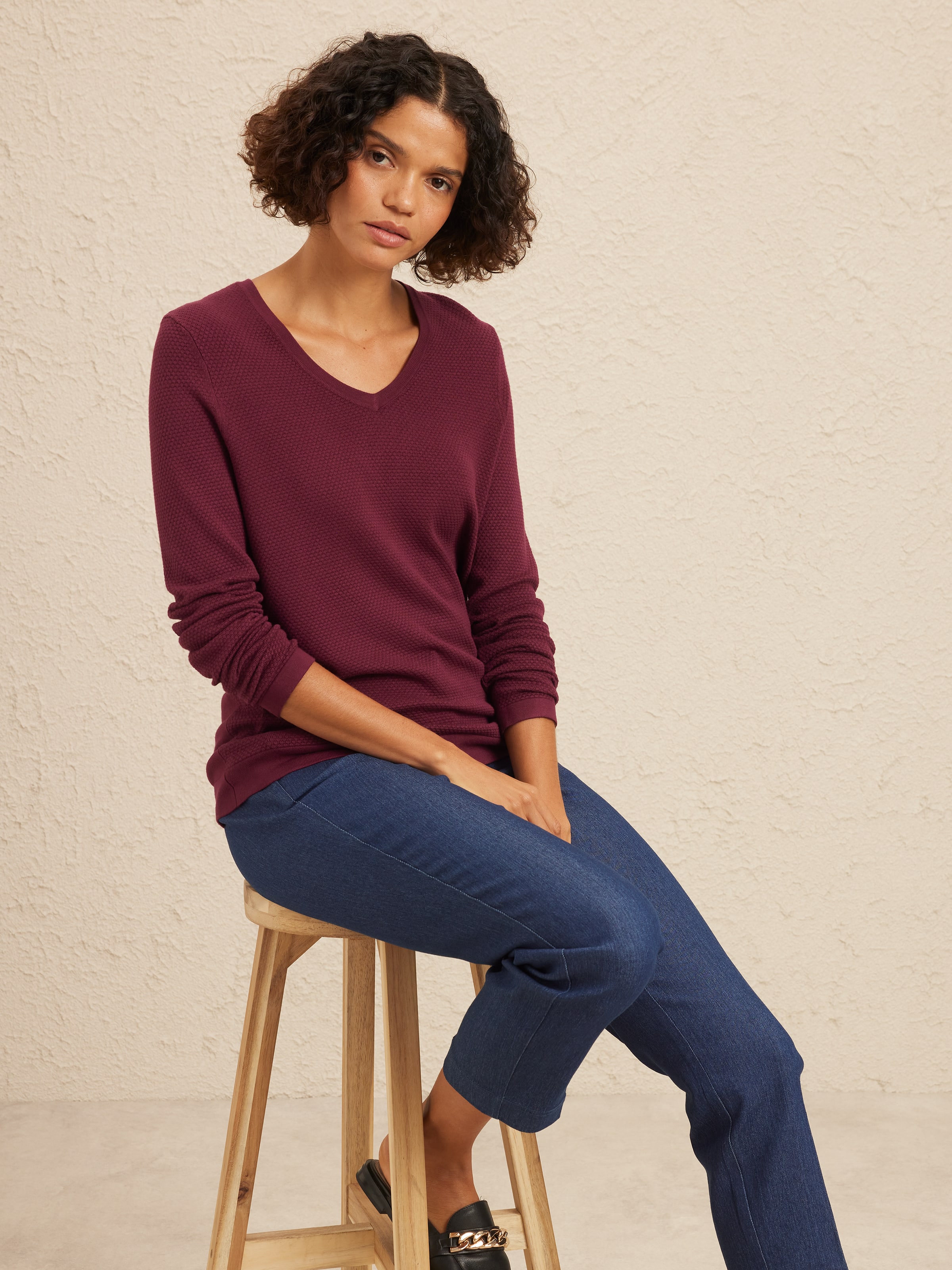 Verity Waffle Jumper