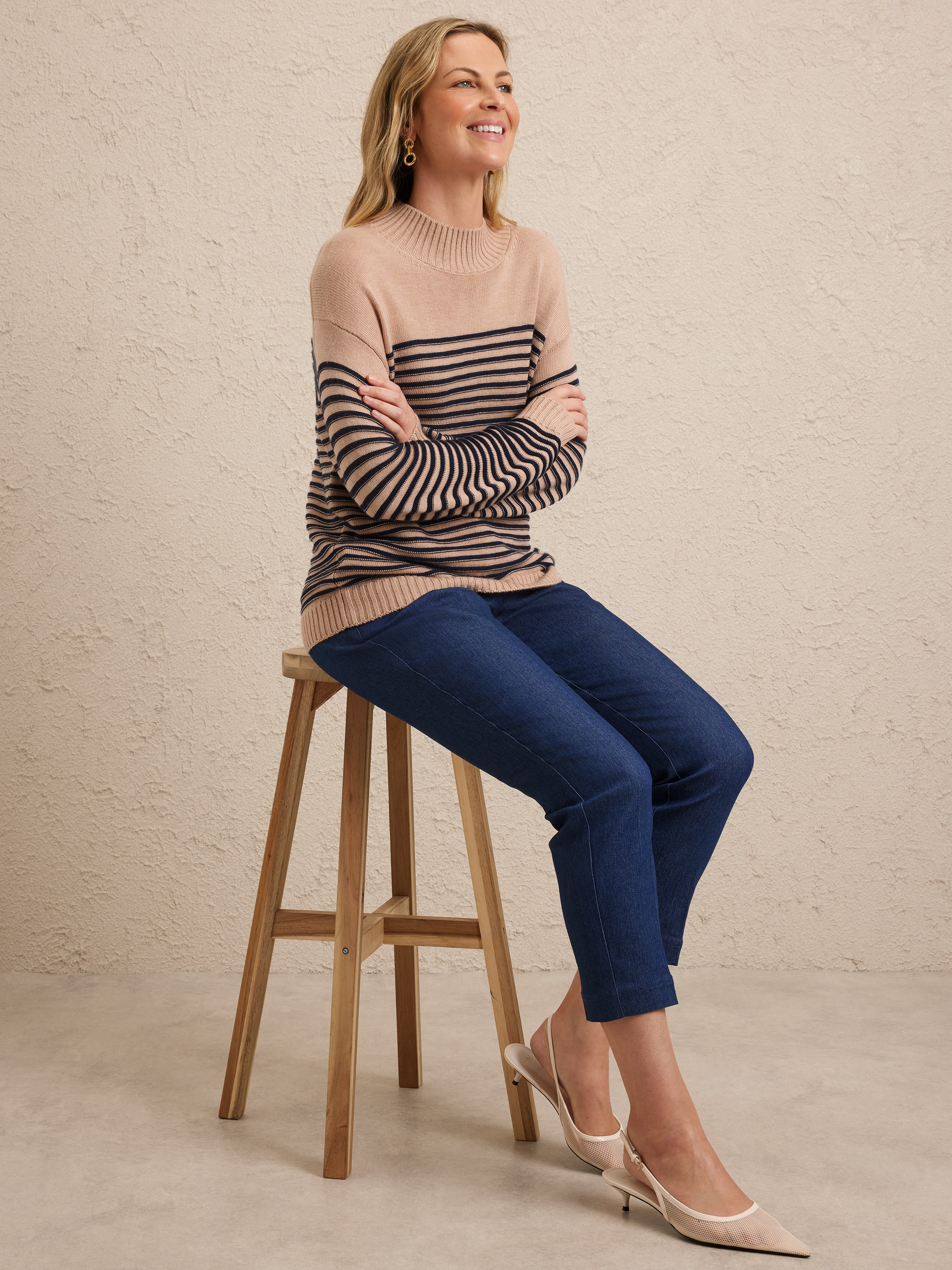 Mara Mock Neck Jumper