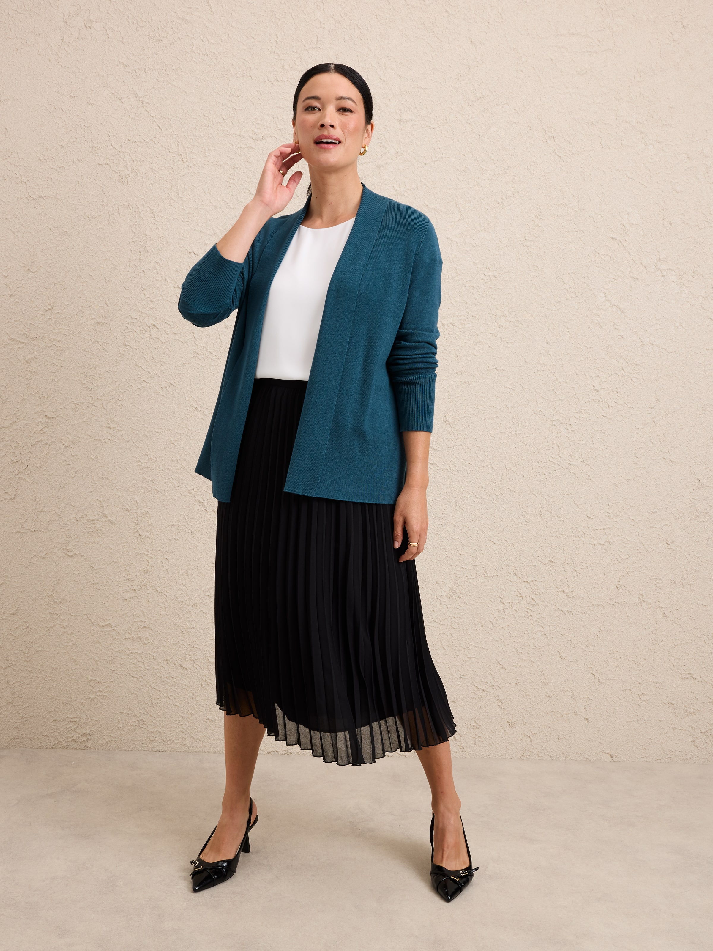Isabelle Rib Cuff Cardigan