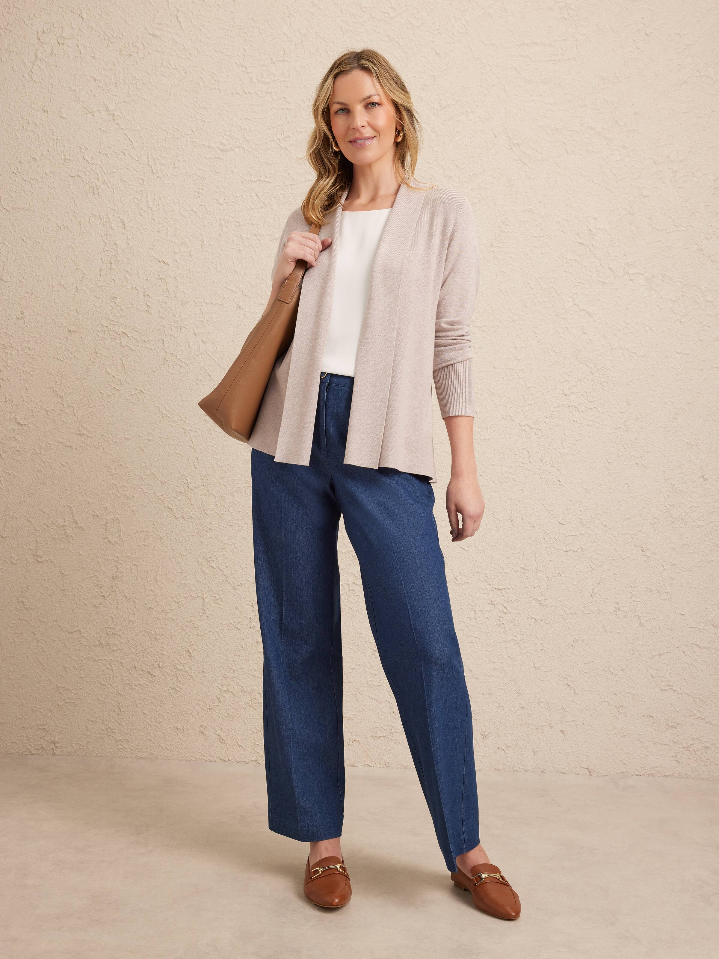 Isabelle Rib Cuff Cardigan