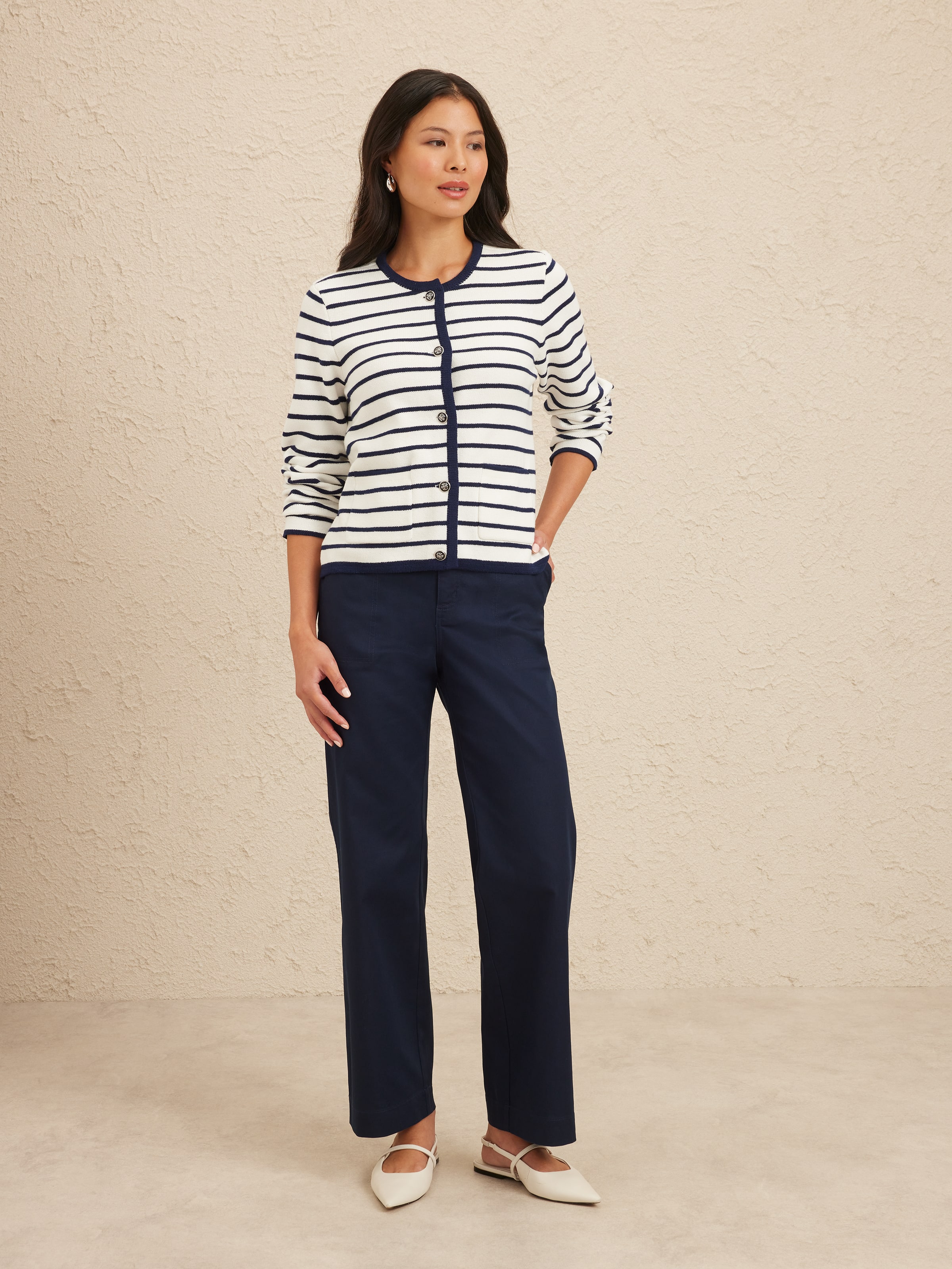 Amara Stripe Cardigan