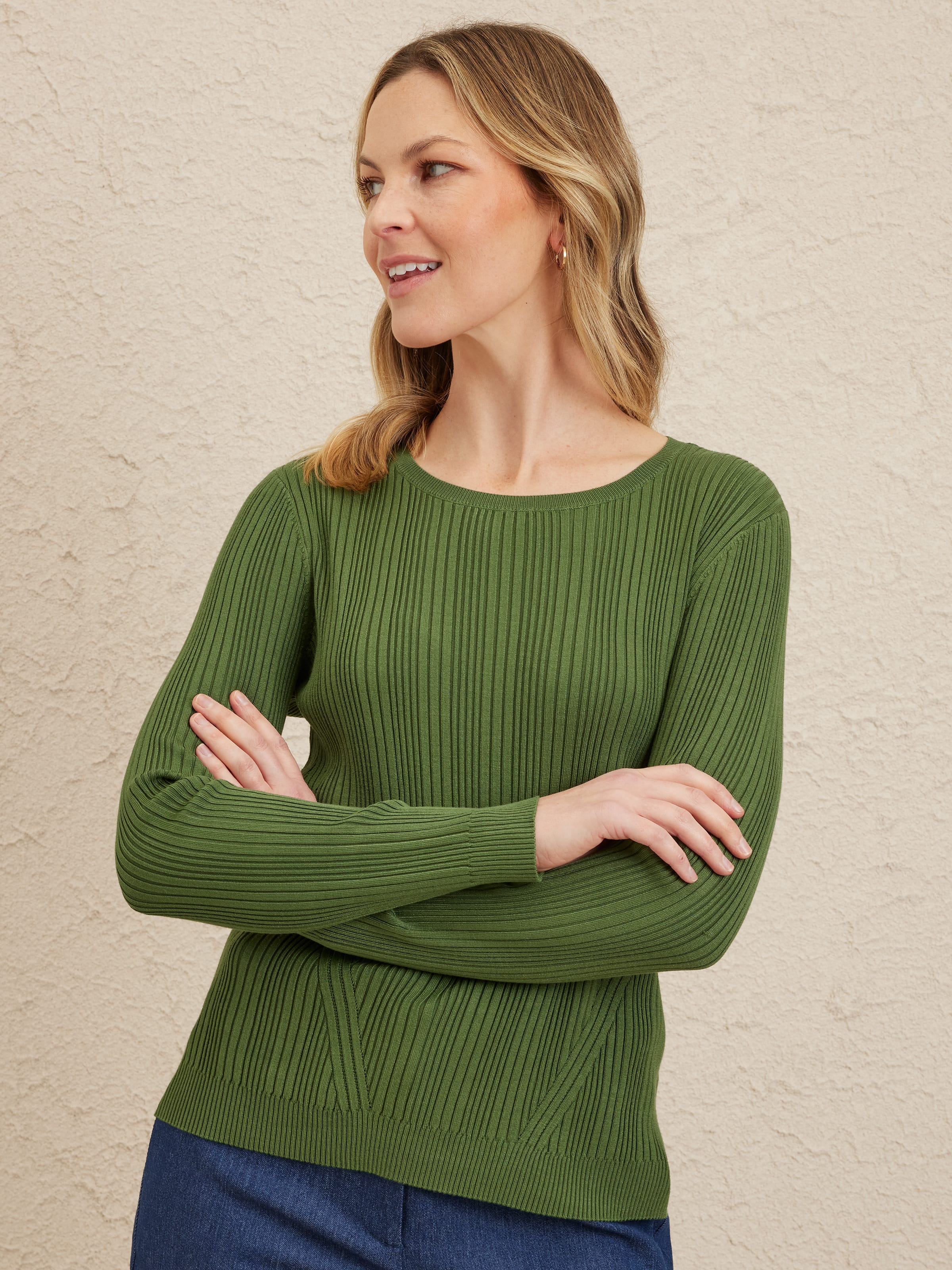Carry Crew Rib Panel Jumper