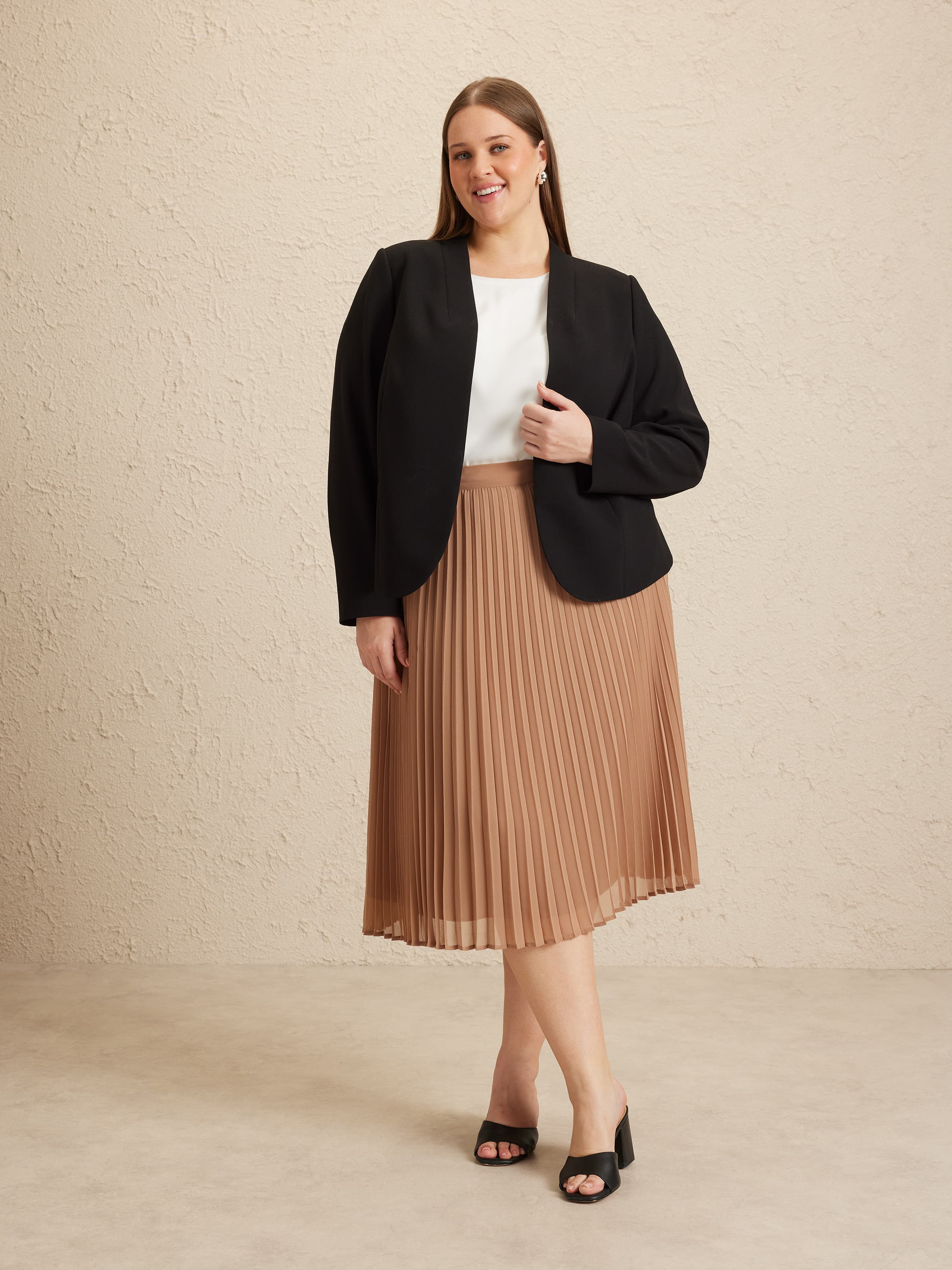 Curve Stella Collarless Jacket
