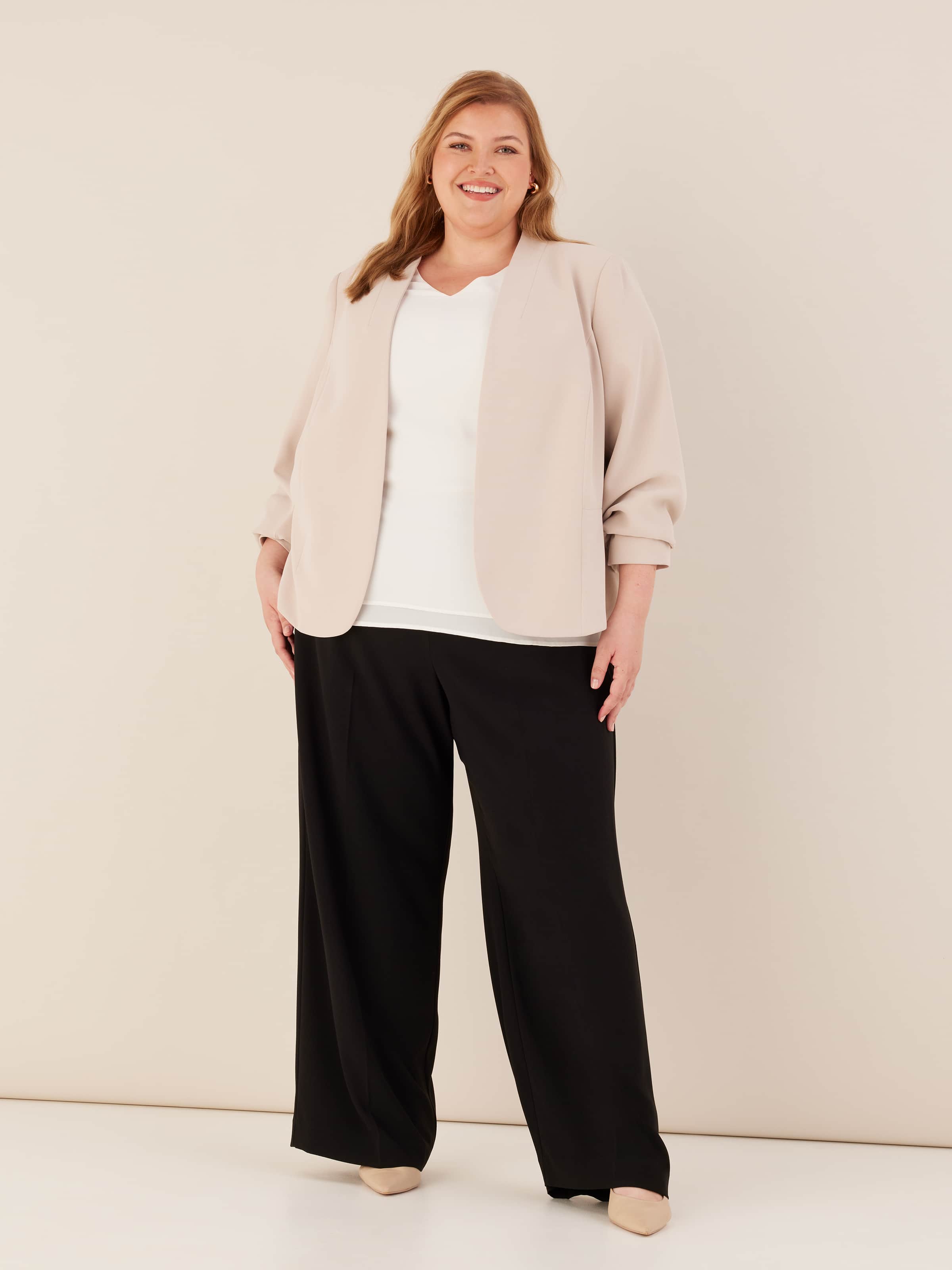 Curve Stella Collarless Jacket
