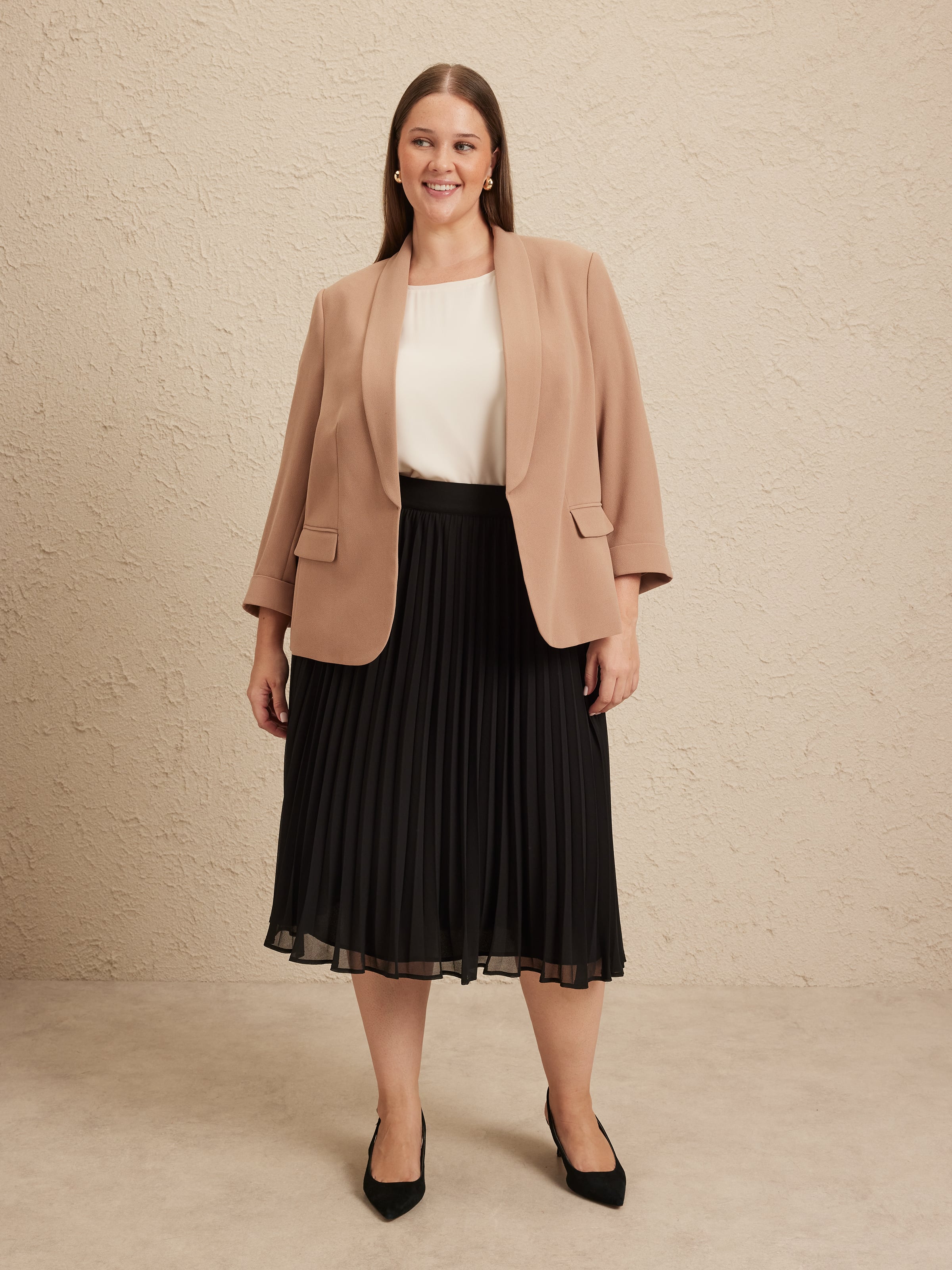 Curve Drew Tuxedo Blazer