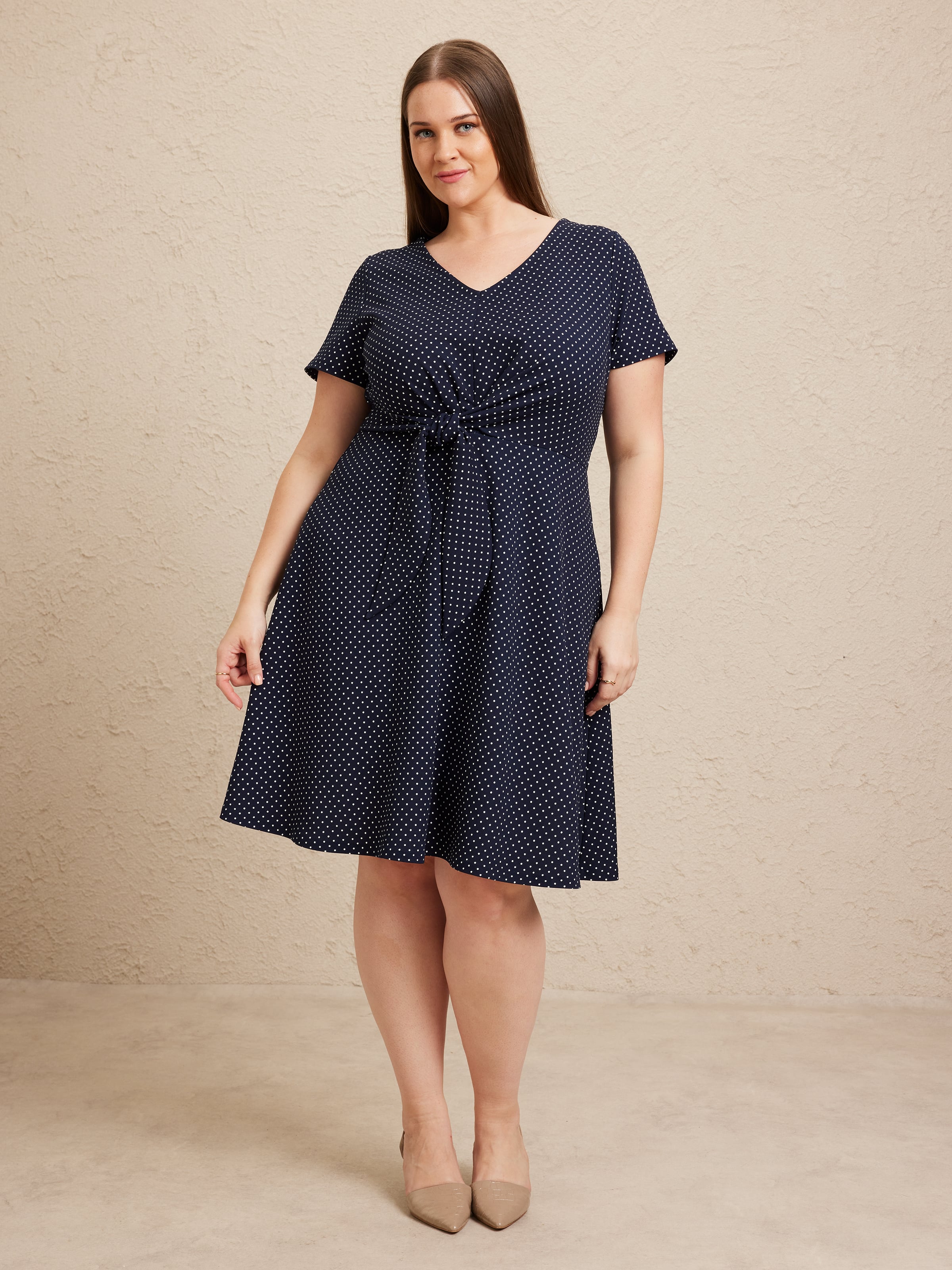 Curve Tilie Fit & Flare Dress