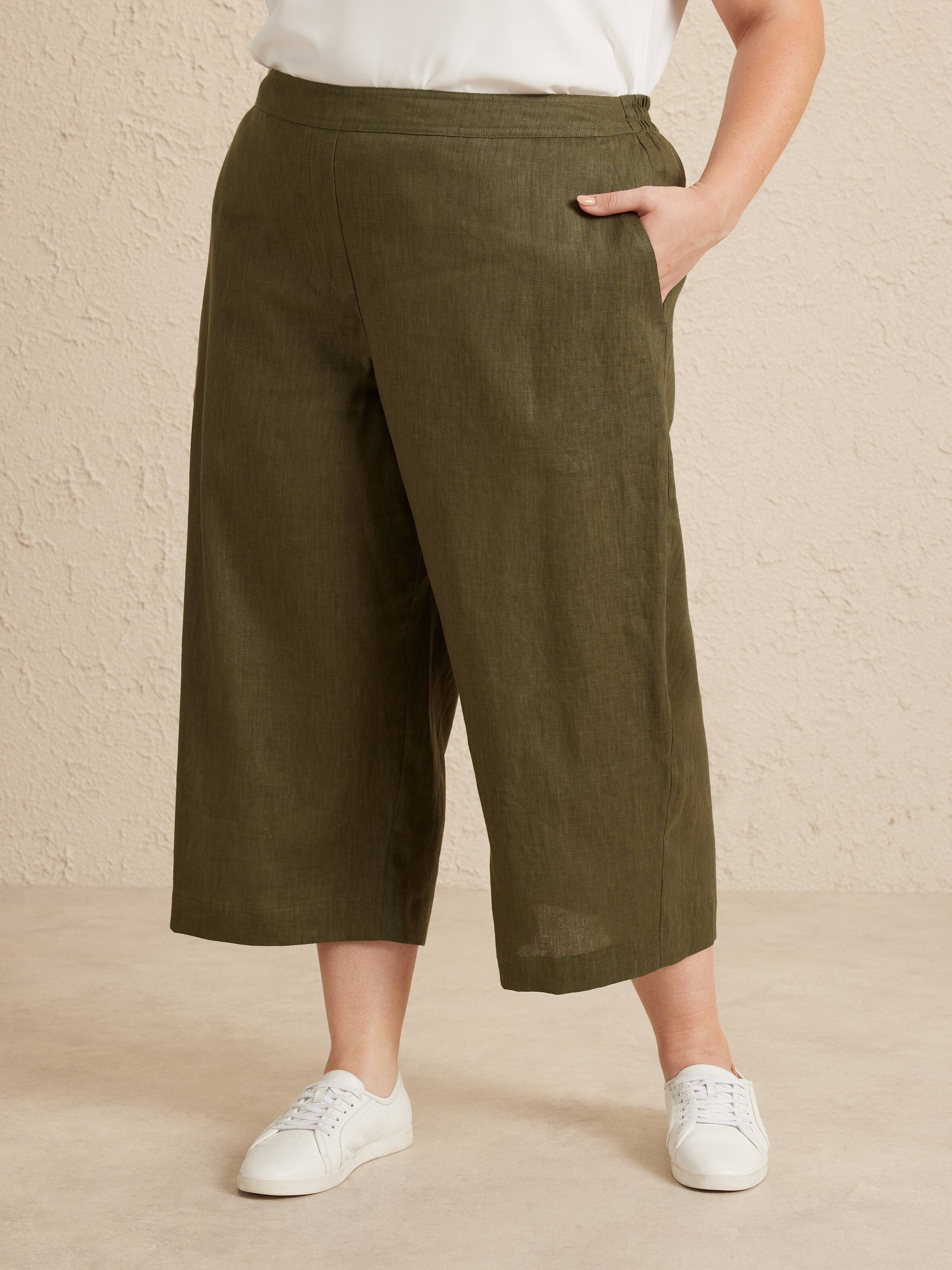 Curve Mariah Linen Pant