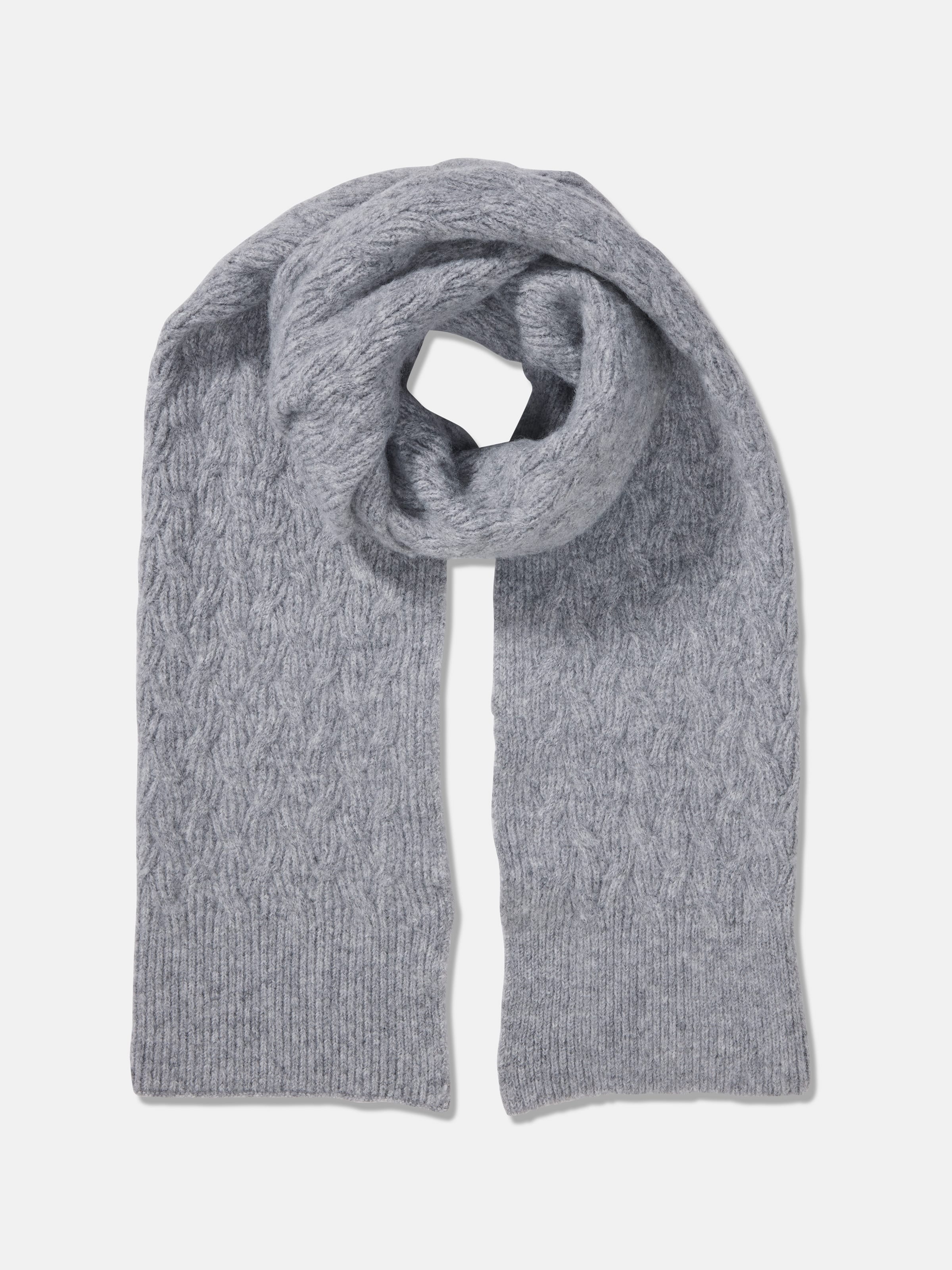 Scarlett Zig Zag Cable Scarf