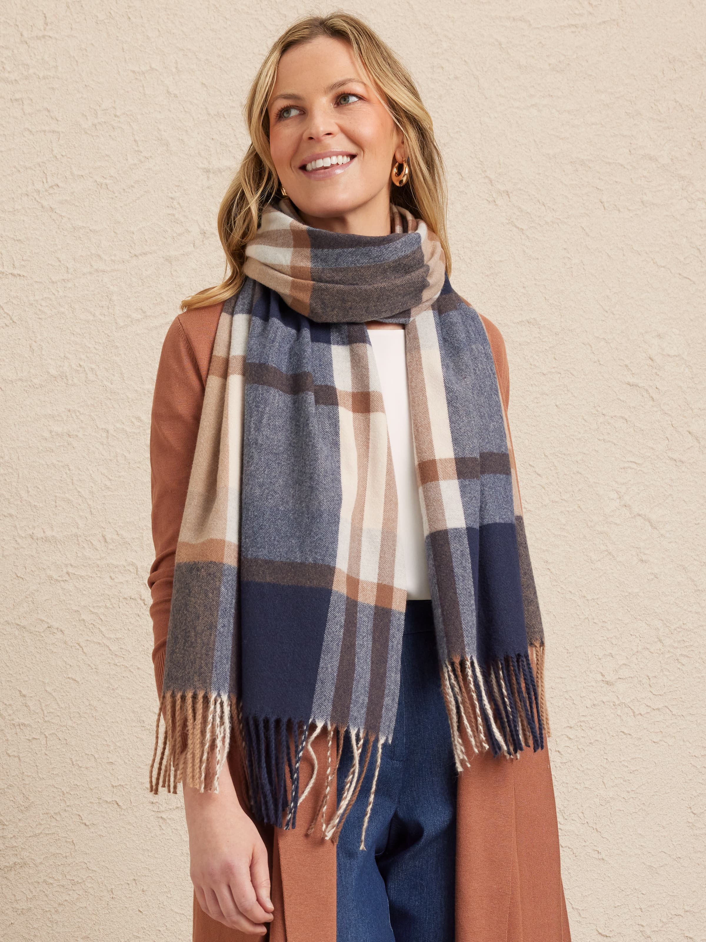 Bianca Check Scarf
