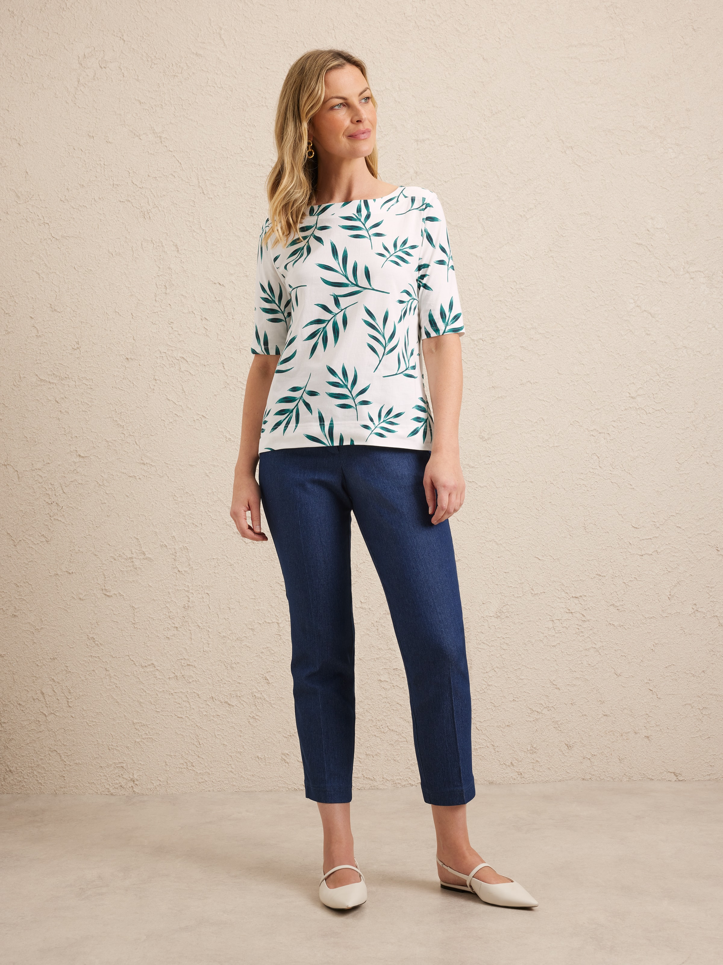 Erin Boat Neck Tee