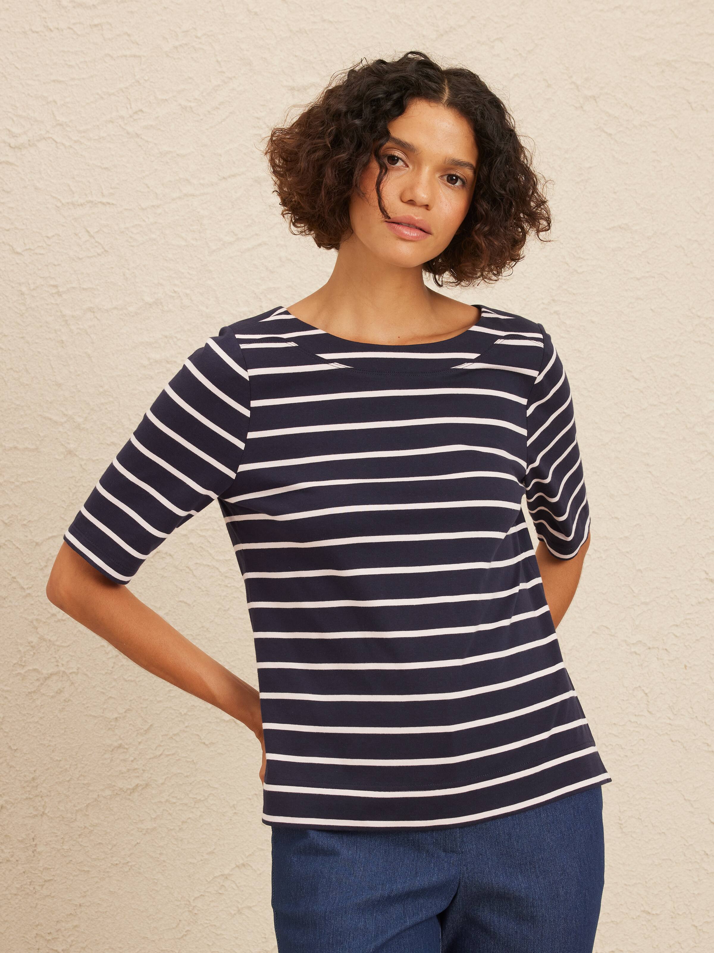 Erin Boat Neck Tee