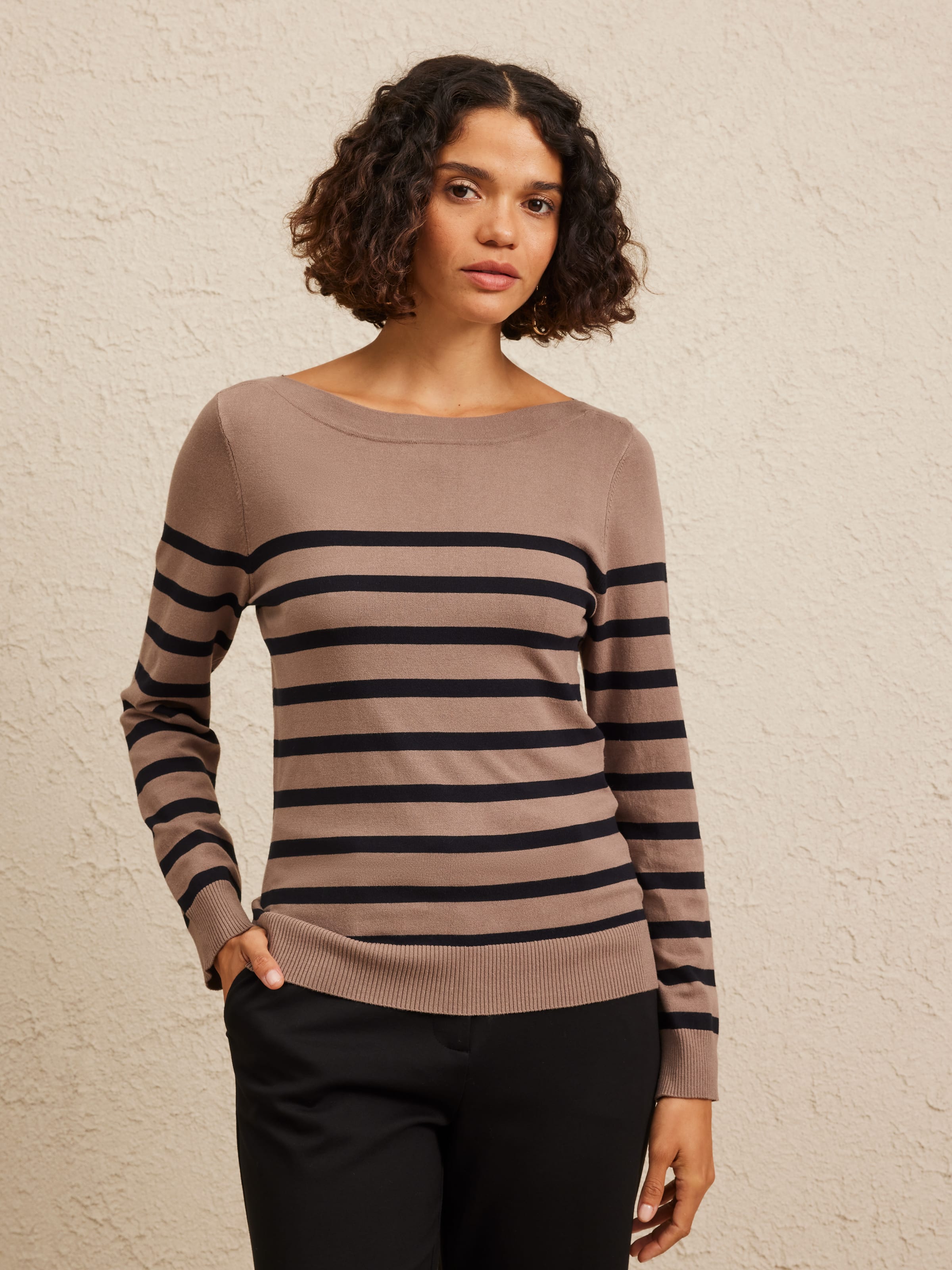 Britt Boat Neck Jumper