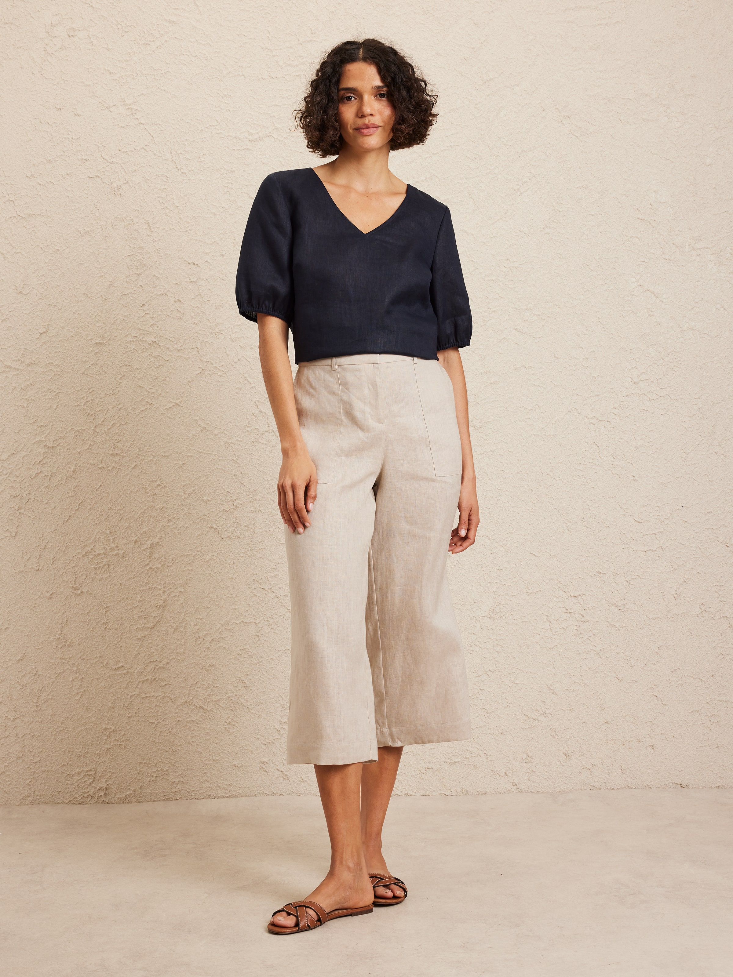 Nellie Linen Top