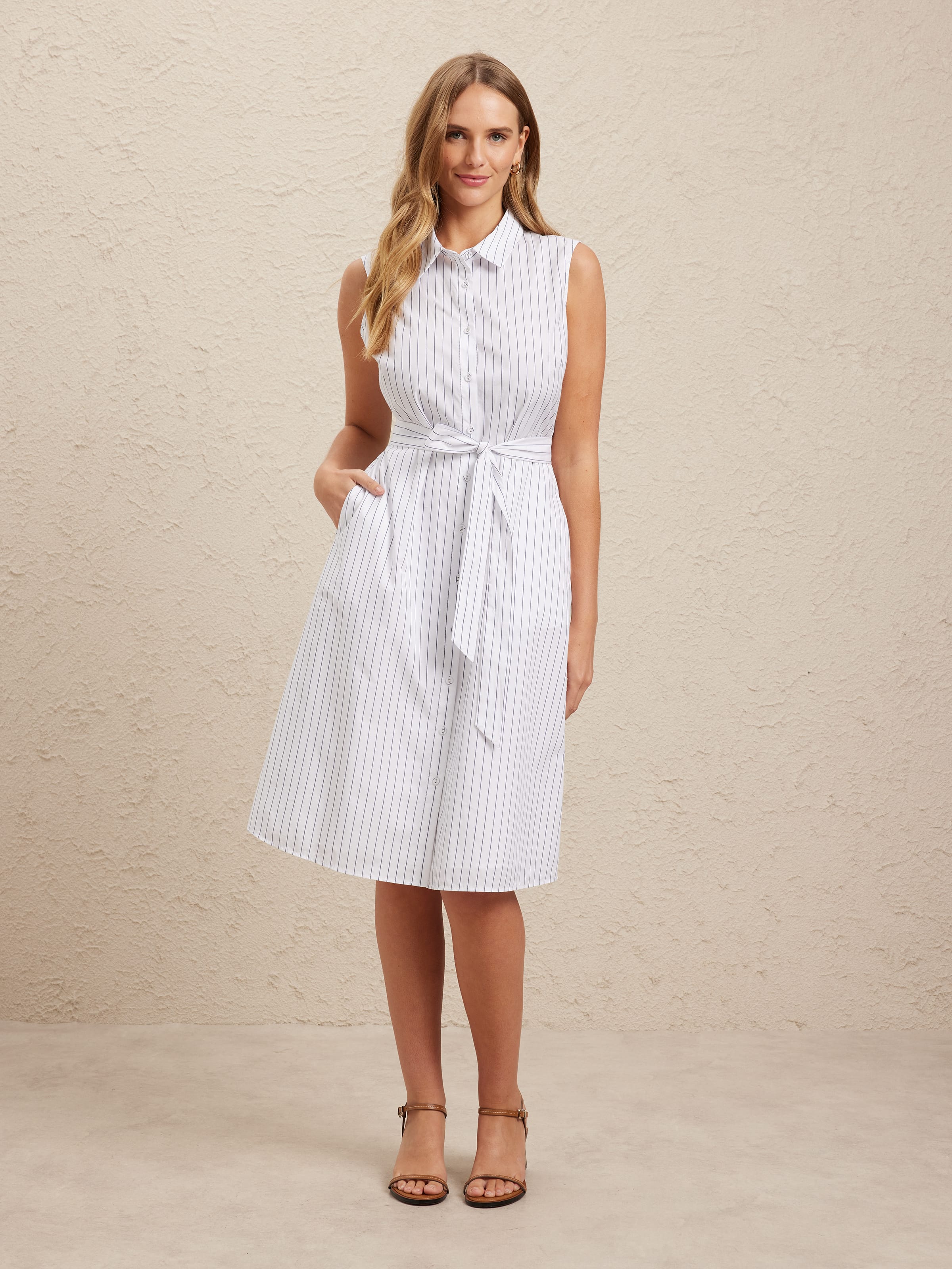 Cobie Poplin Shirt Dress